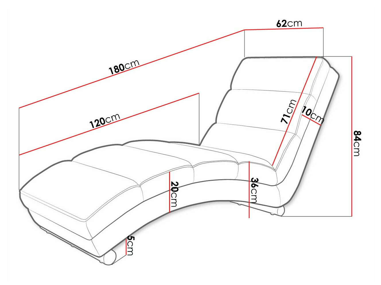 Chaiselong Comfivo 109 (Magni 206.18)