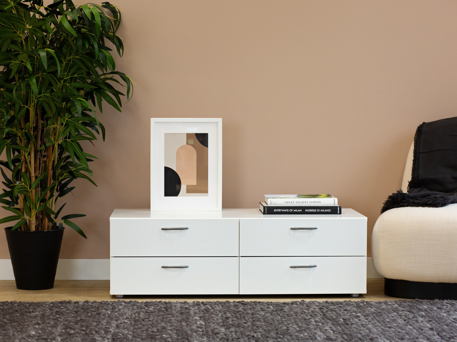 Kommode Bristol 186 (Hvid)