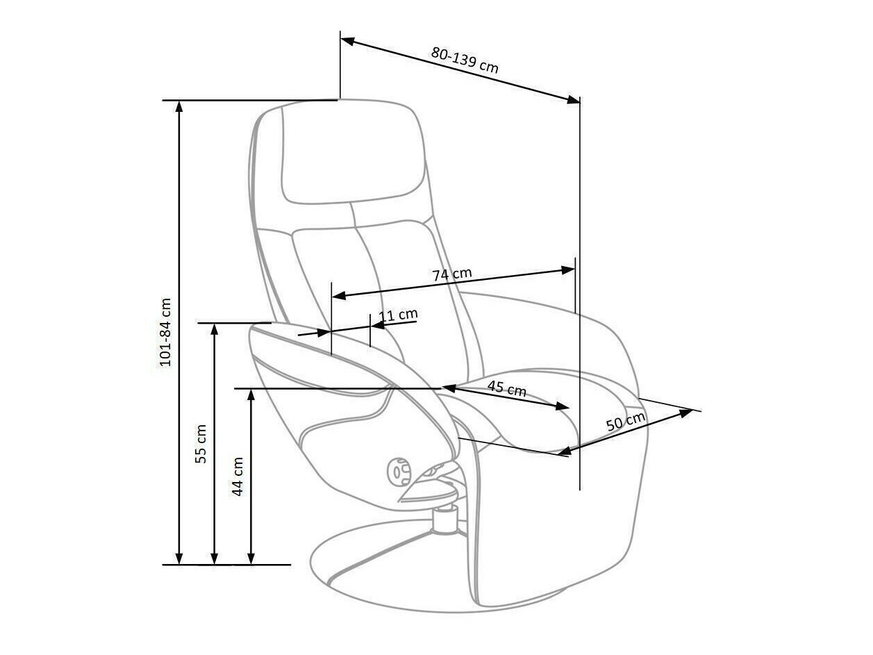 Hvilestol Houston 492 (Beige)