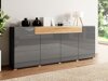 Kommode Torsone 102 (Antracit + Gloss antracit + Grandson eg)