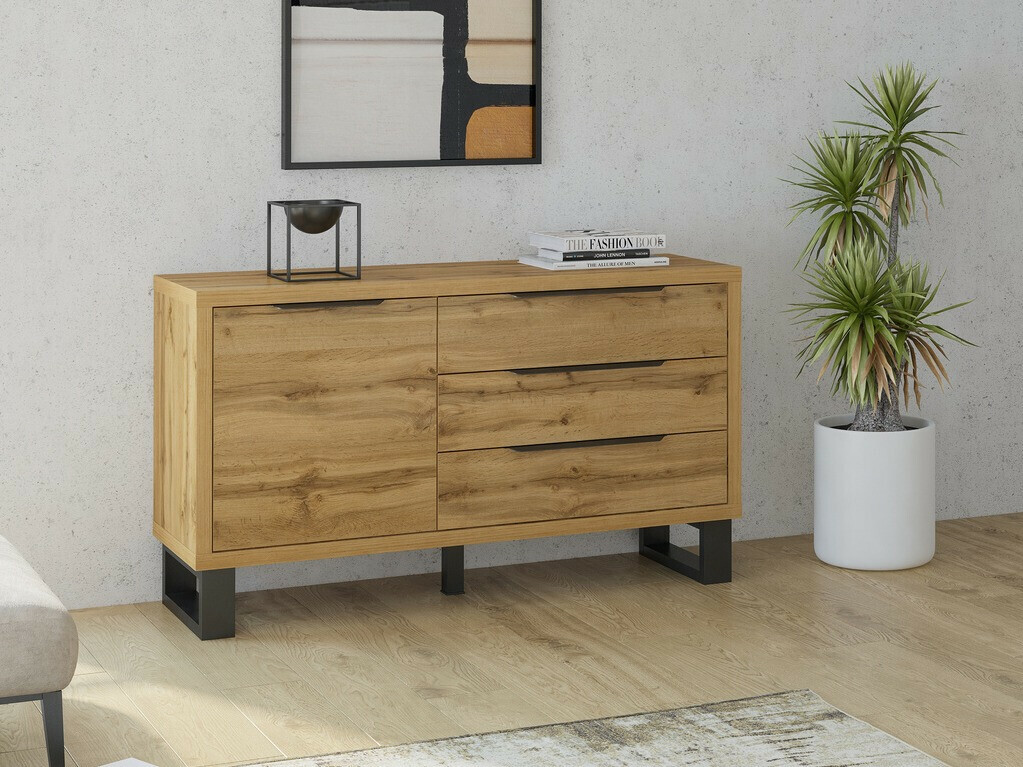 Kommode Avicavu 109 (Wotan eg + Sort)