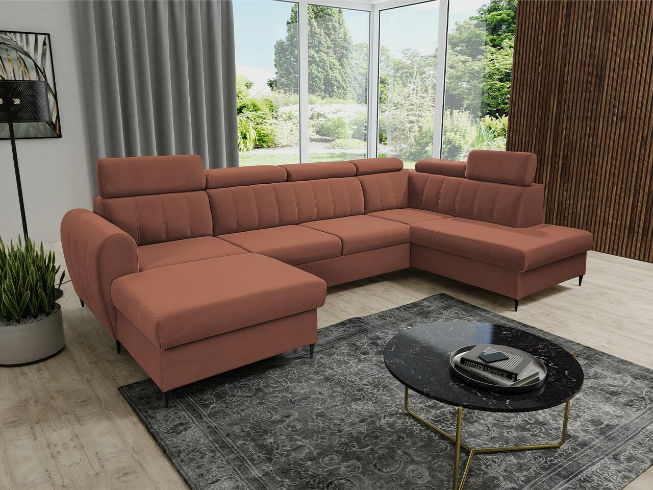 Hjørnesofa Temple 128 (Kronos 29)