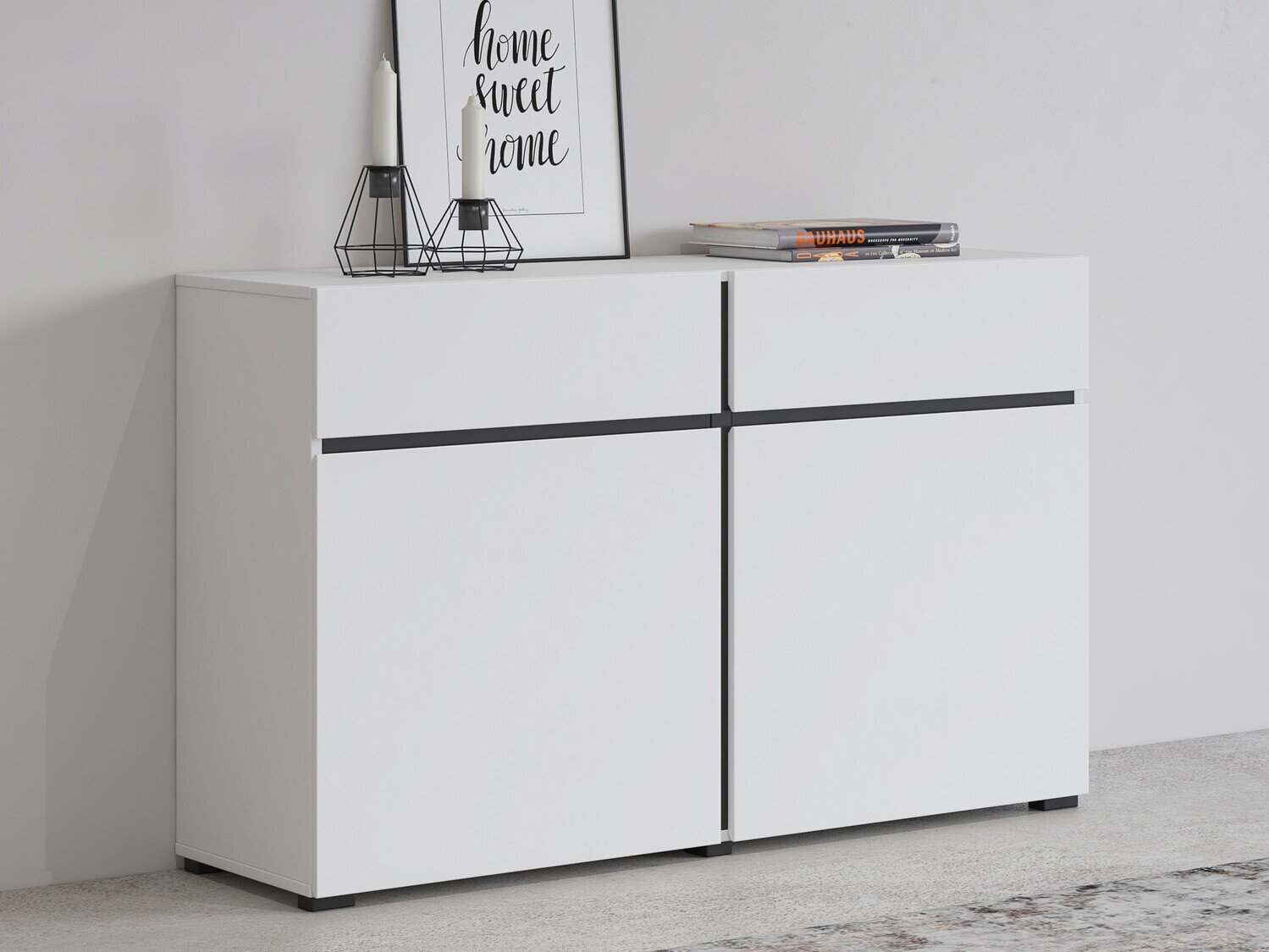 Kommode Alfere 104 (Hvid)