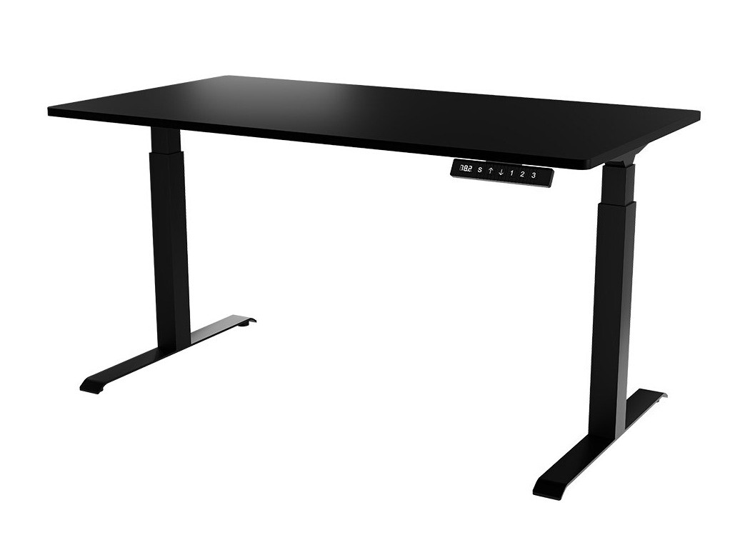 Hæve-sænkebord Charlotte 195 (Sort)