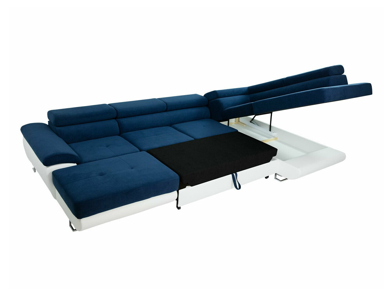 Hjørnesofa Comfivo Ruta IV (Uttario Velvet 2979 + Senegal 825)