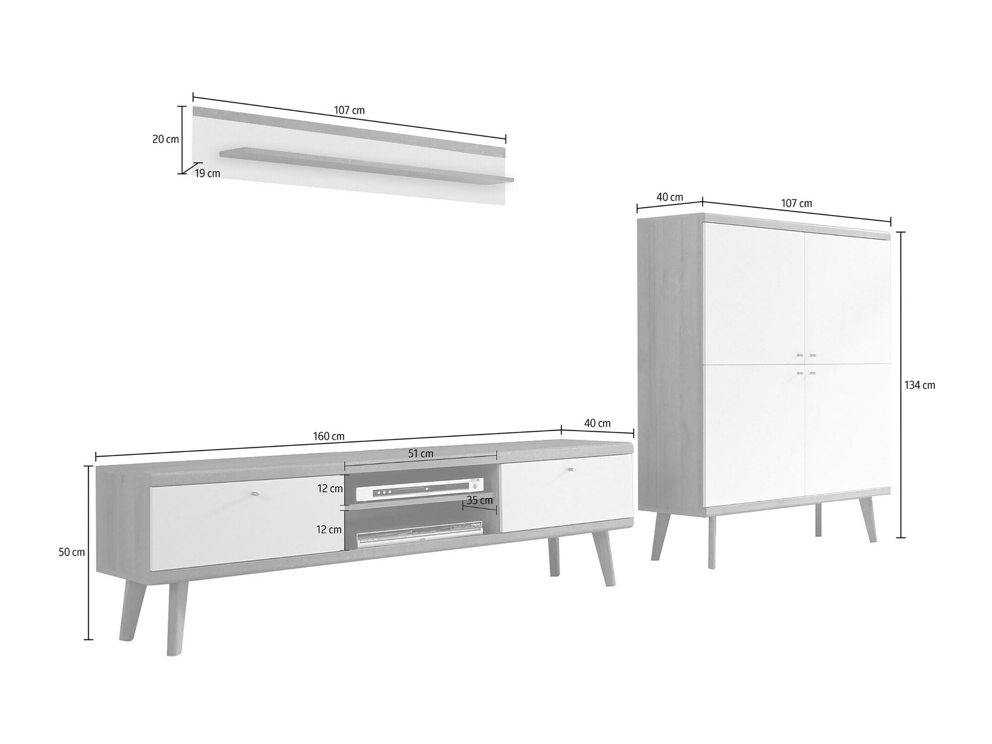 Stuemøbelsæt Elbfiou 114