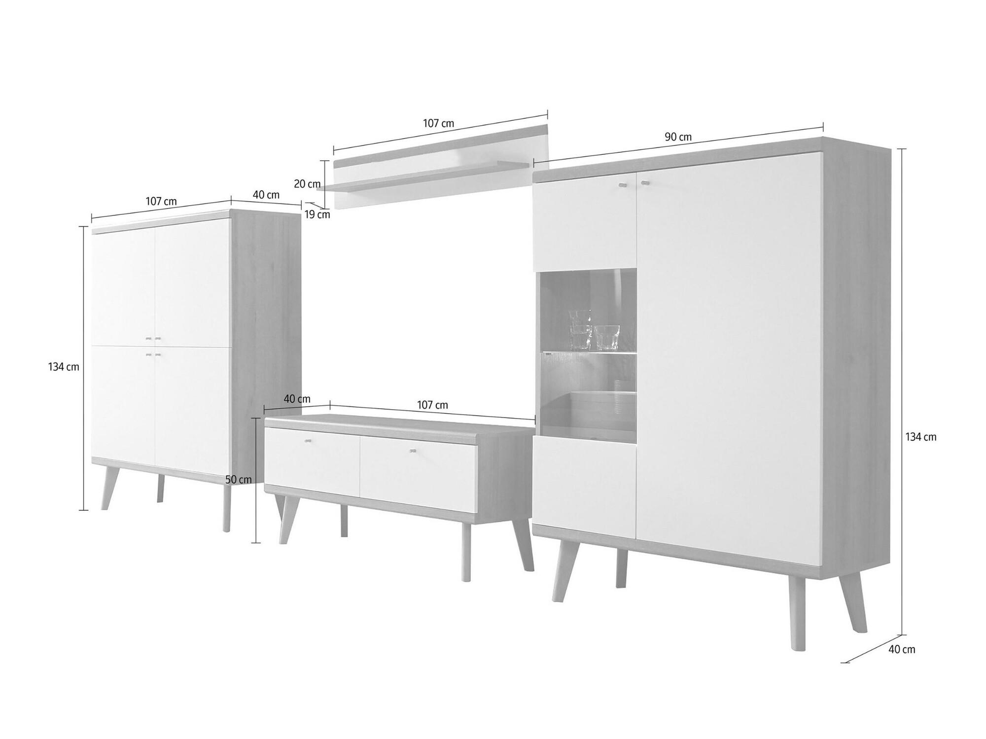 Stuemøbelsæt Elbfiou 116