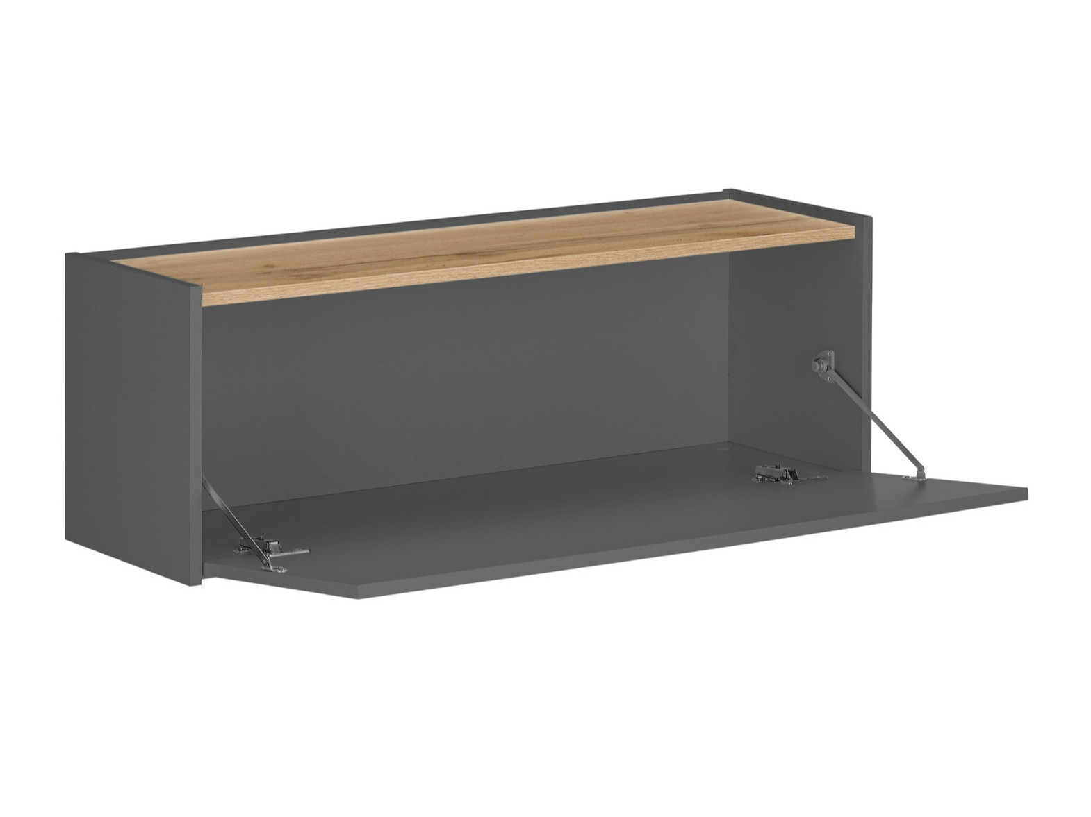 Vægskab Elbsori 109 (Antracit + Wotan eg)