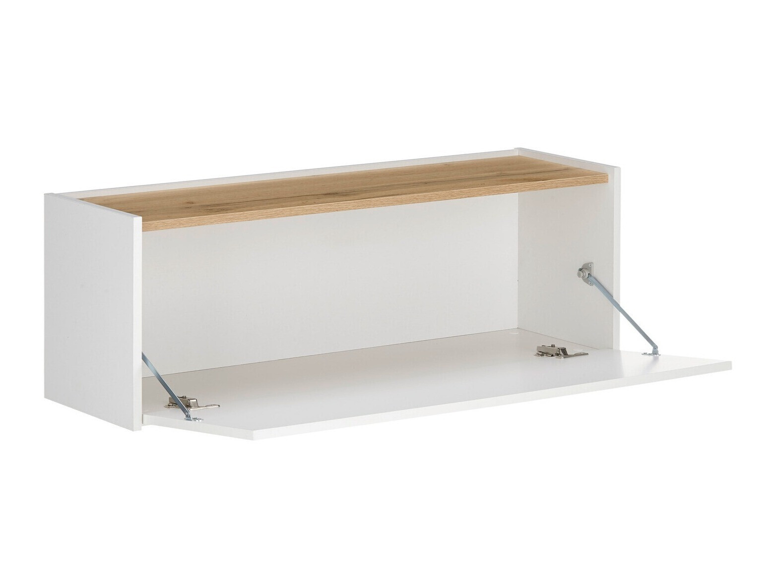 Vægskab Elbsori 109 (Hvid + Wotan eg)