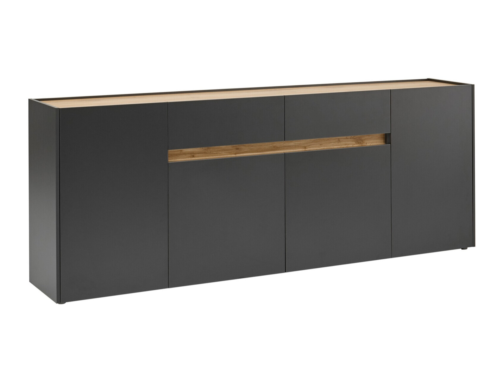 Kommode Elbsori 118 (Antracit + Wotan eg)