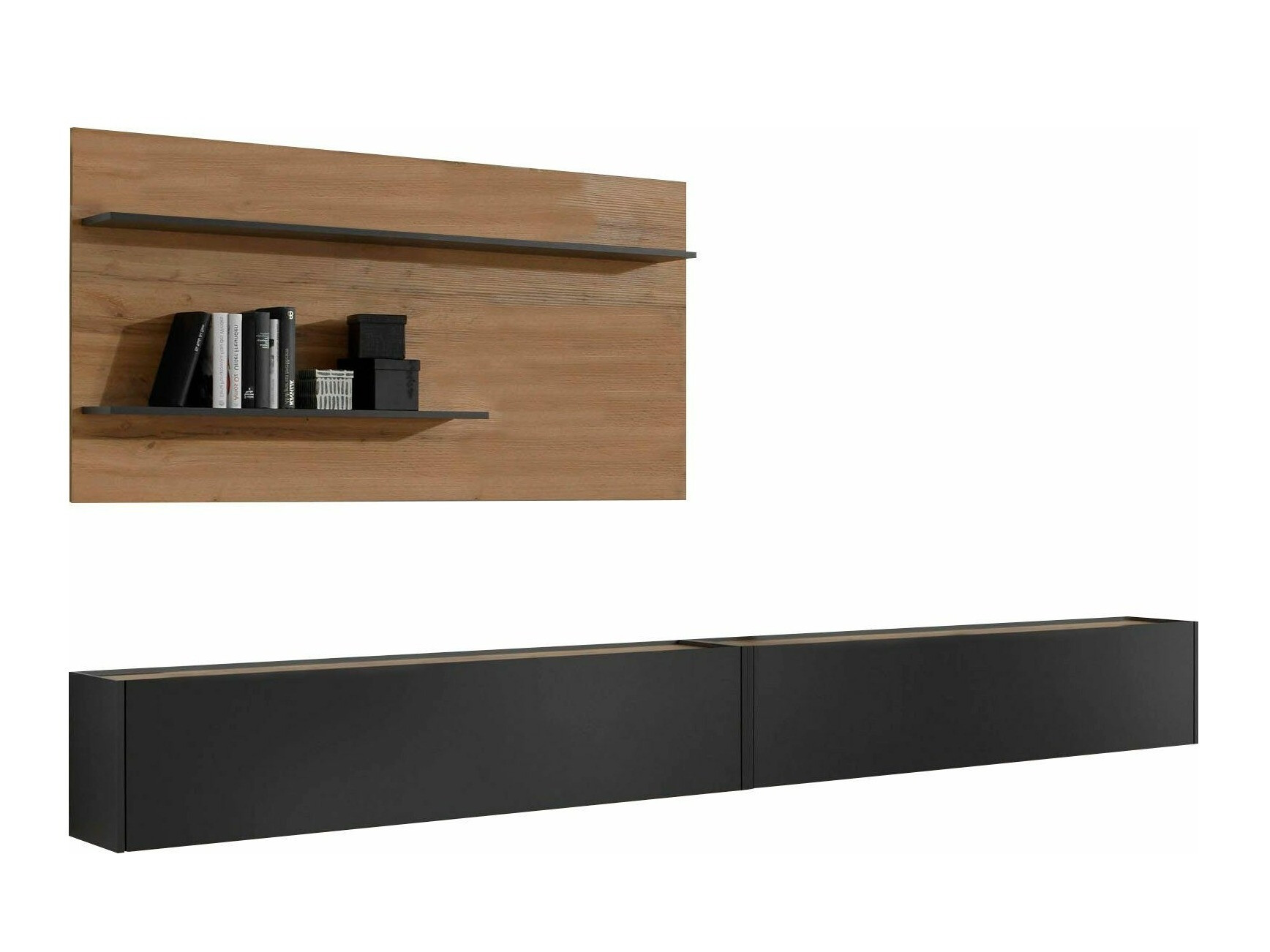 Stuemøbelsæt Elbsori 120 (Antracit + Wotan eg)