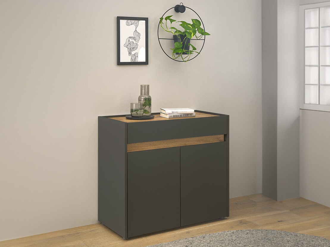 Kommode Elbsori 110 (Antracit + Wotan eg)