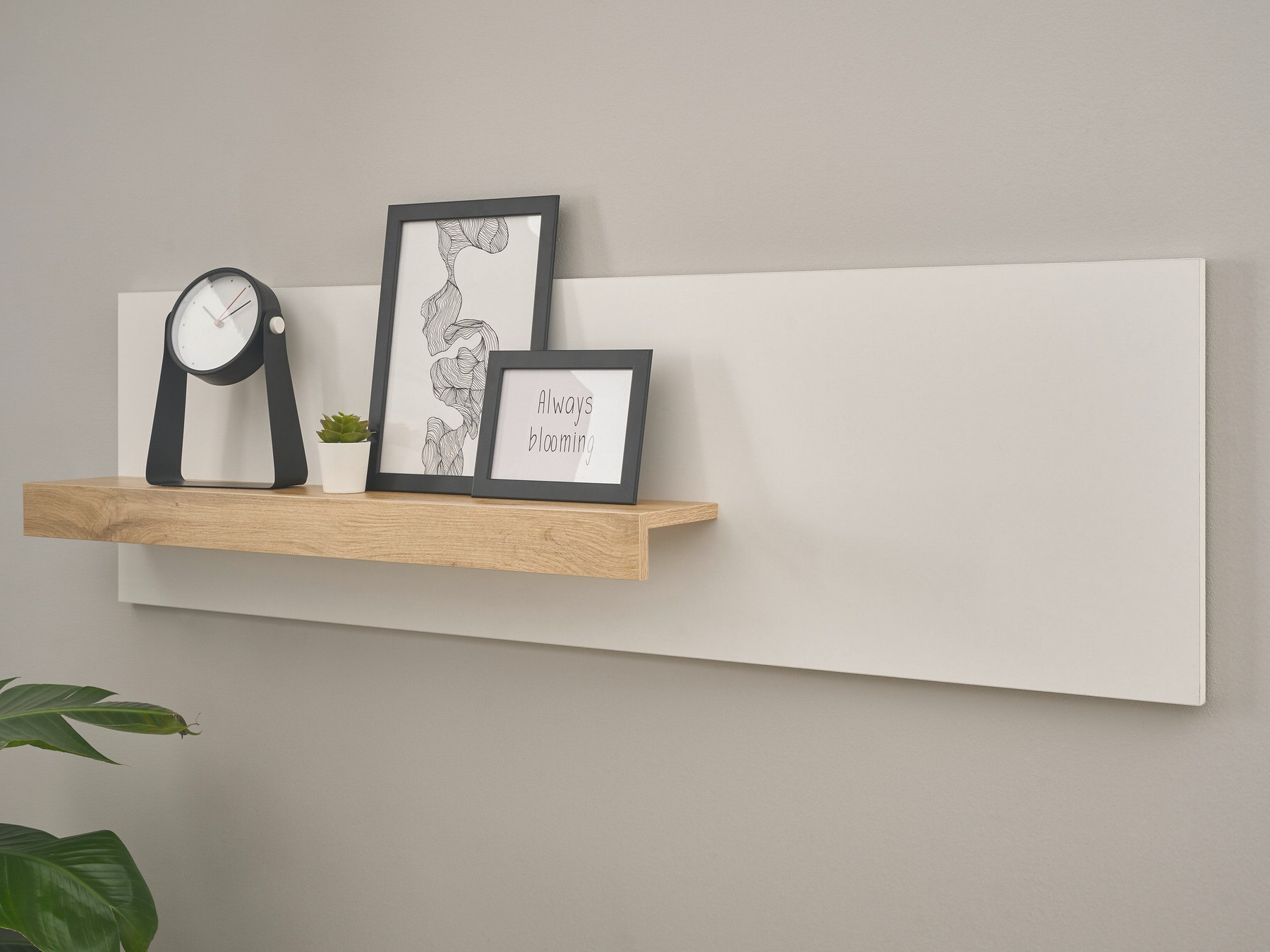 Vægreol Elbsori 125 (Hvid + Wotan eg)