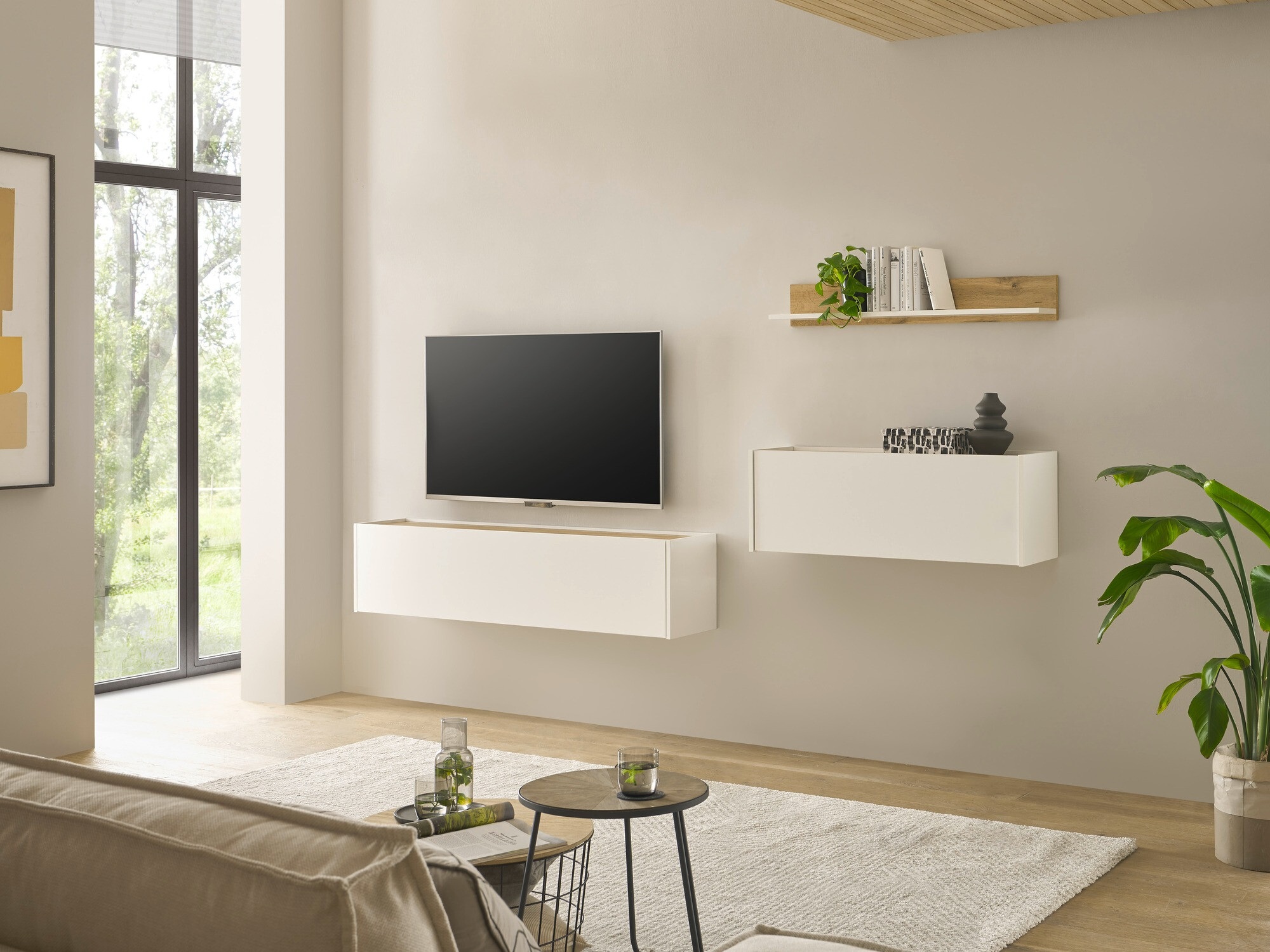 Vægreol Elbsori 126 (Wotan eg + Hvid)