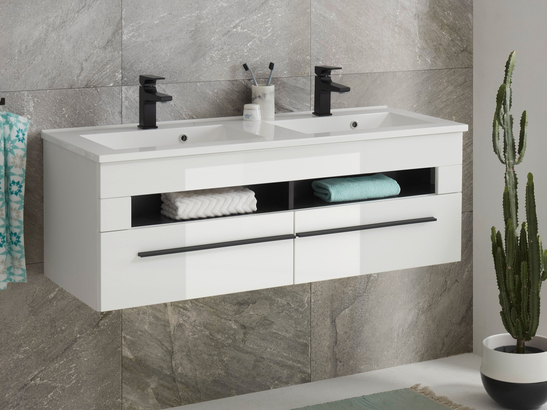 Vægbadeværelsesskab til håndvask Torbelu 100