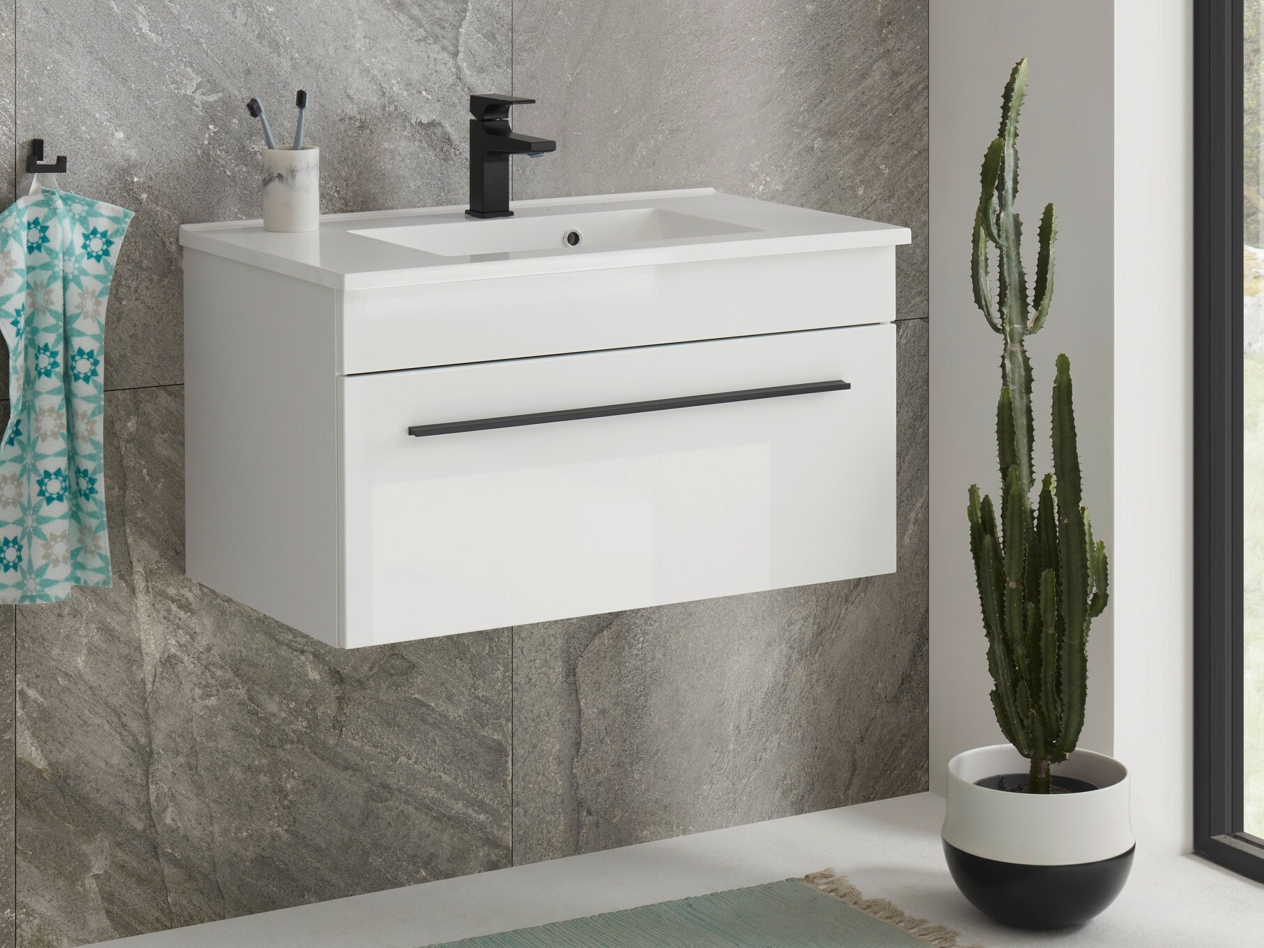 Vægbadeværelsesskab til håndvask Torbelu 101