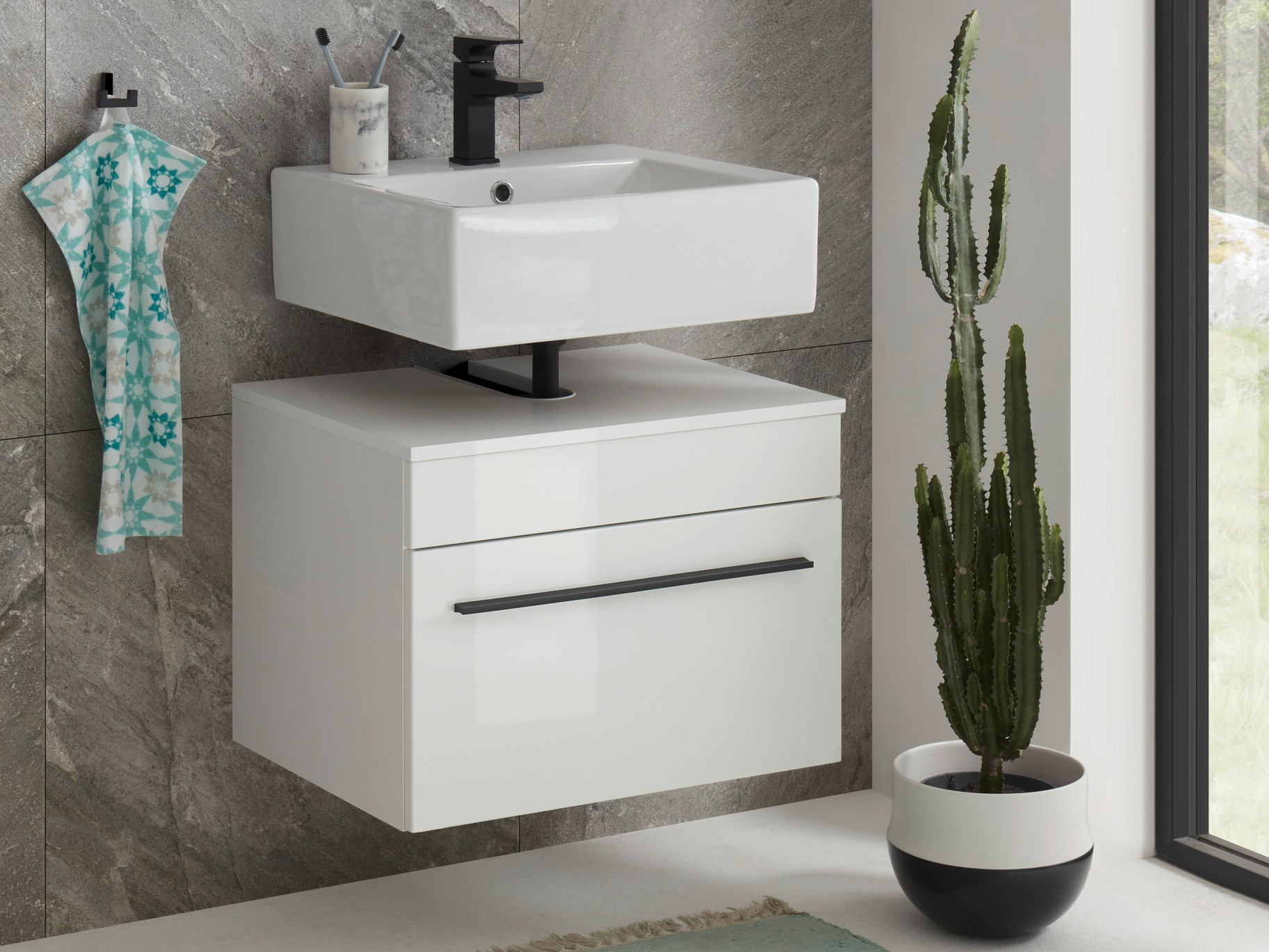 Vægbadeværelsesskab til håndvask Torbelu 107