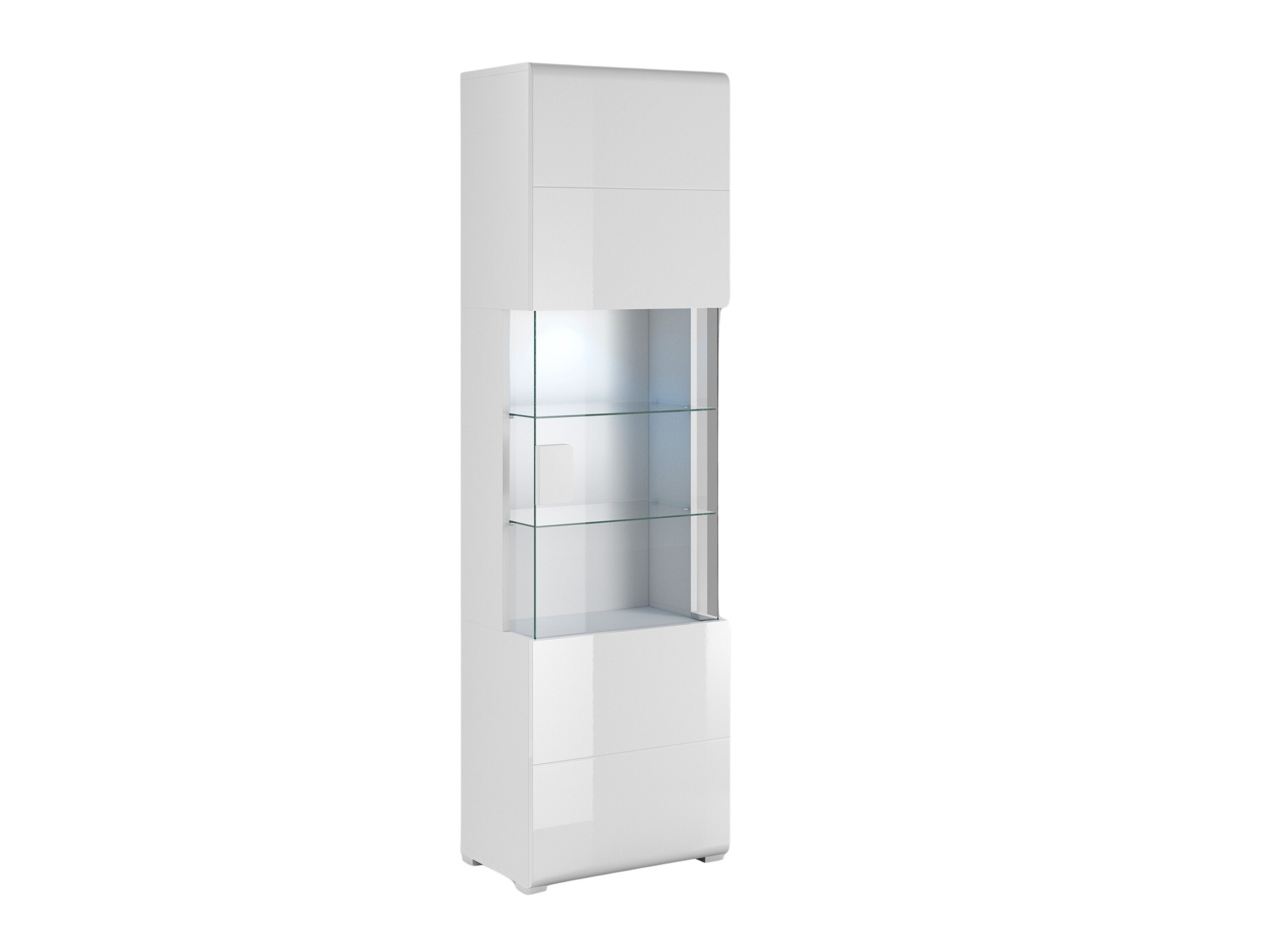 Reol Torsone 103 (Hvid + Glansfuld hvid)