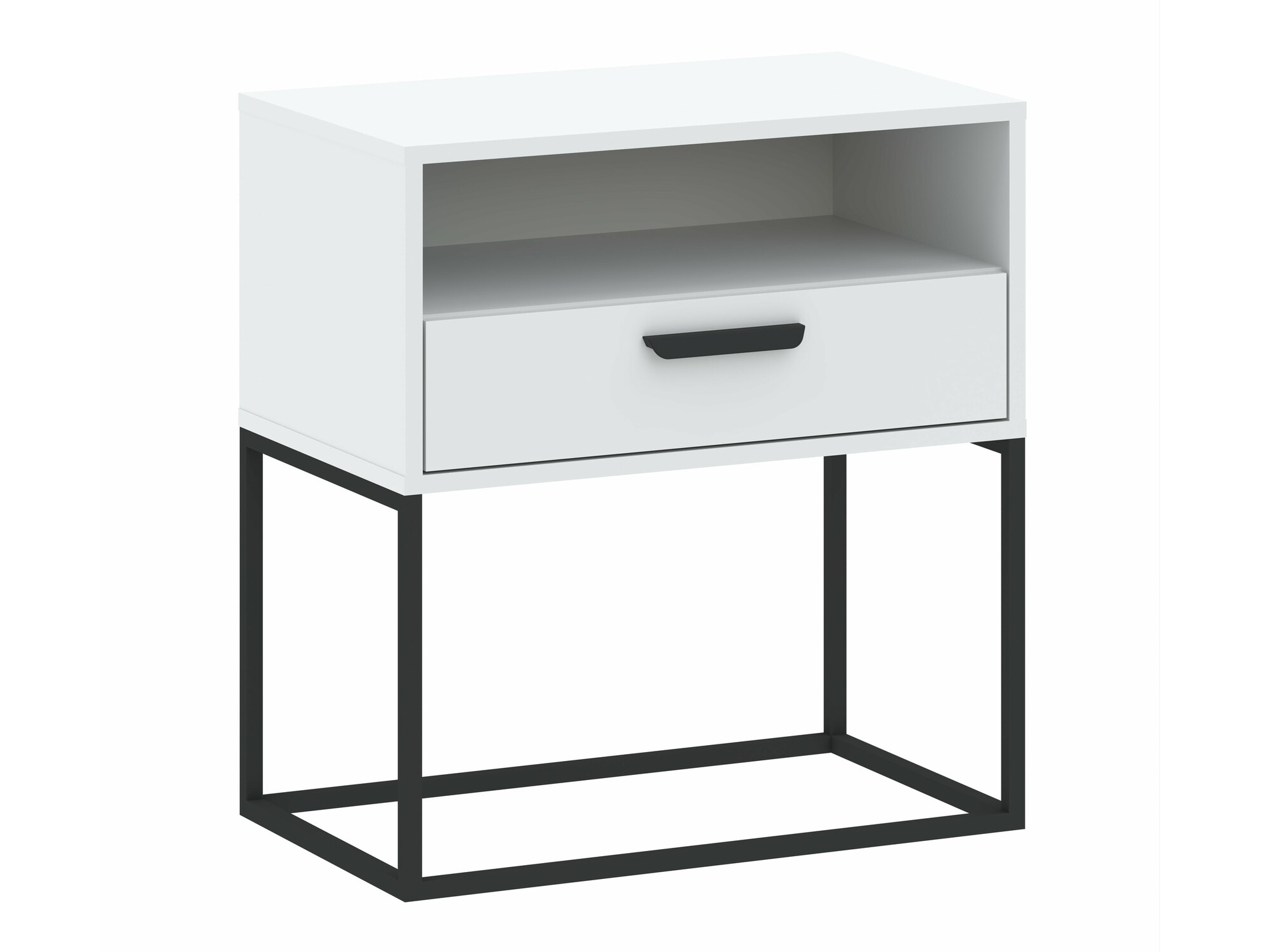 Sengebord Bristol 192 (Hvid)