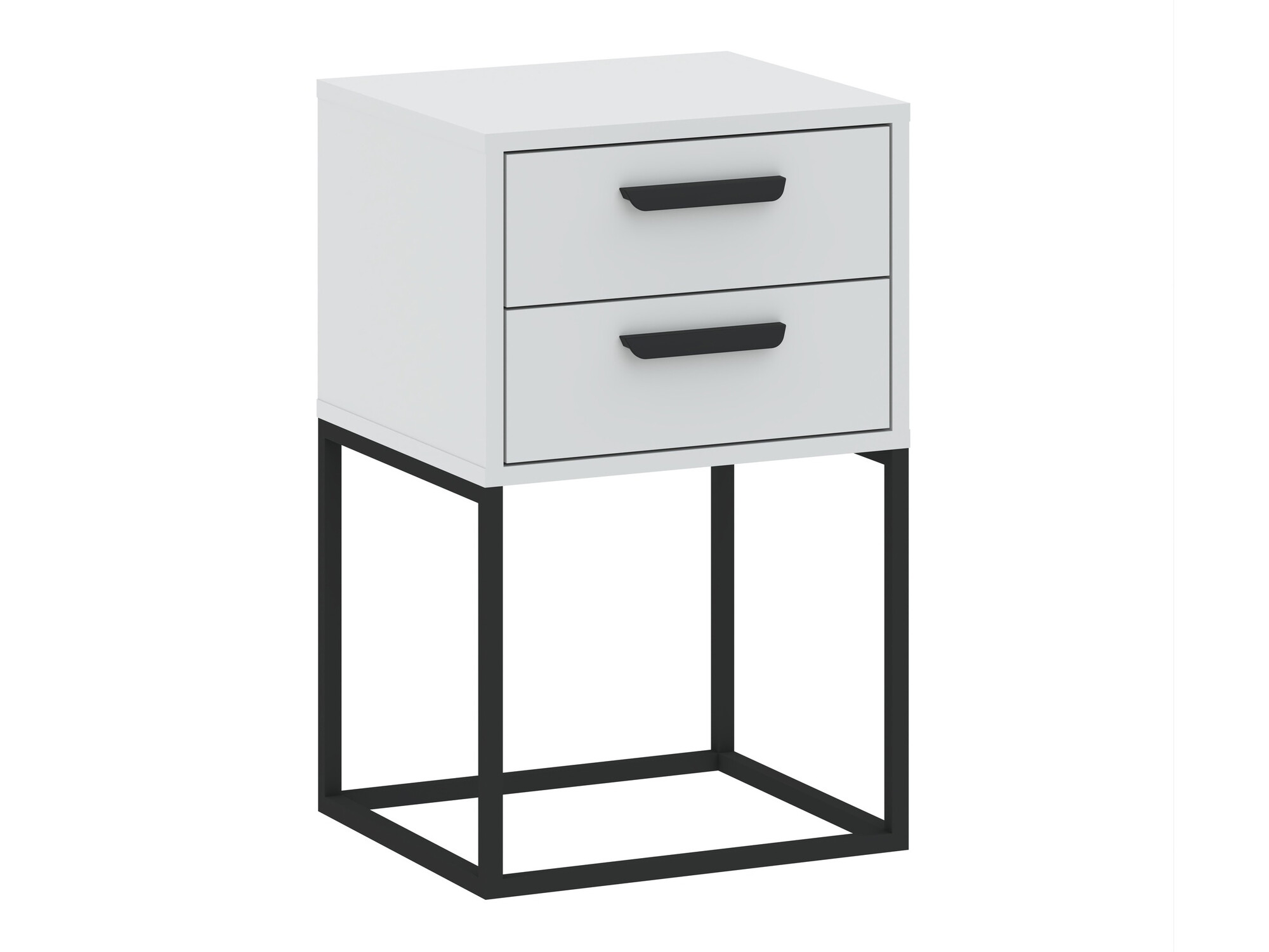 Sengebord Bristol 196 (Hvid)