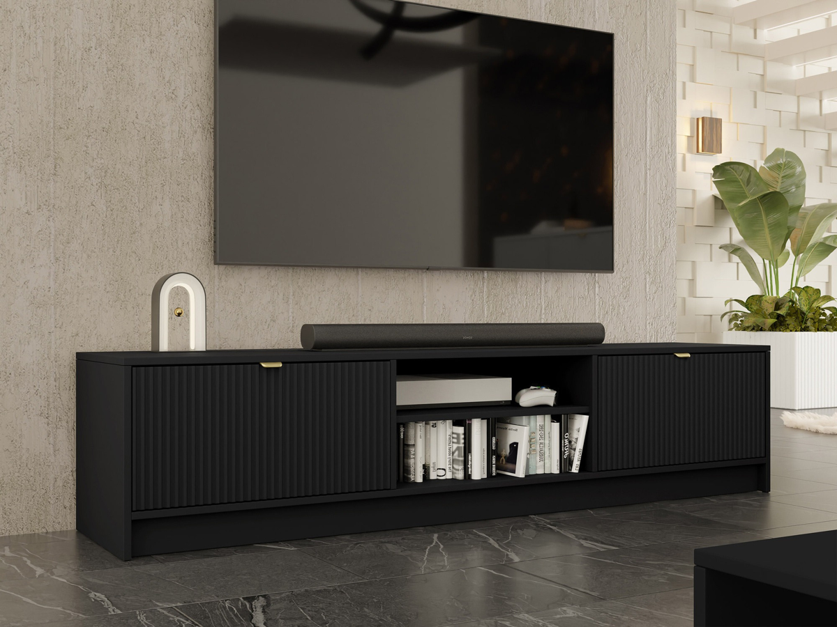 TV-bord Comfivo Larmire 104 (Sort)