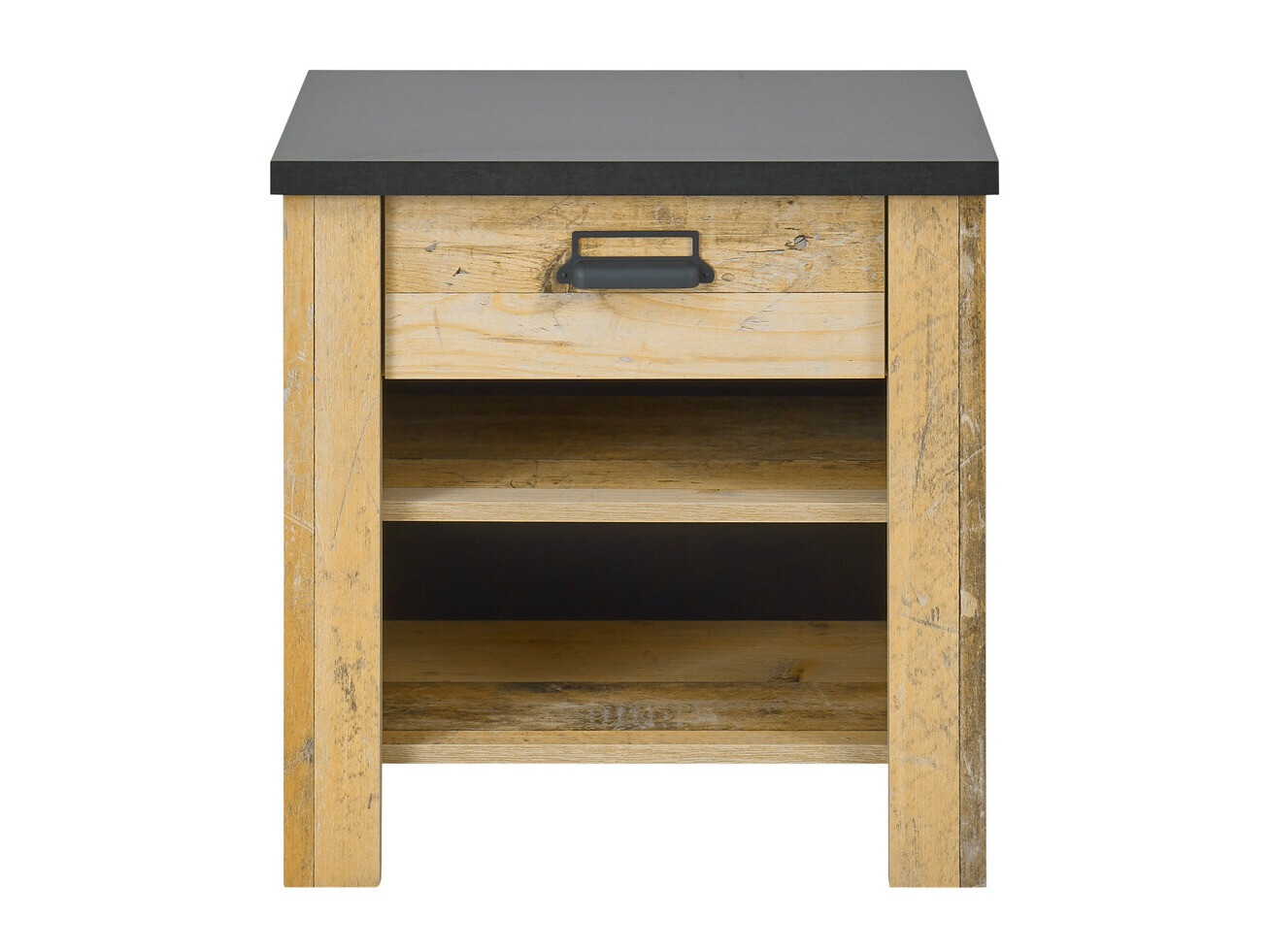 Sengebord Cirtale 102 (Modnet træ + Antracit)