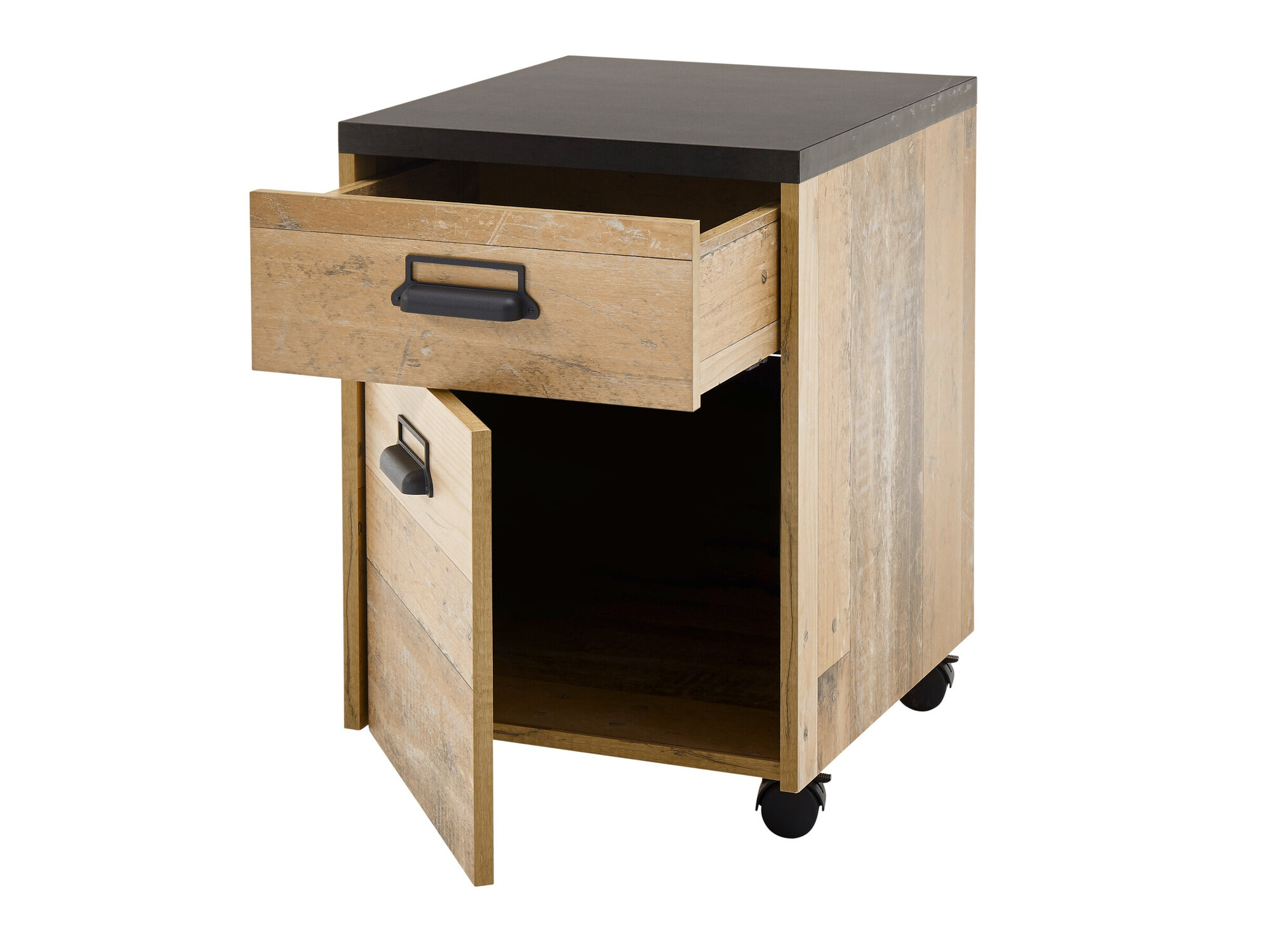 Skuffesektion Cirtale 103 (Modnet træ + Antracit)