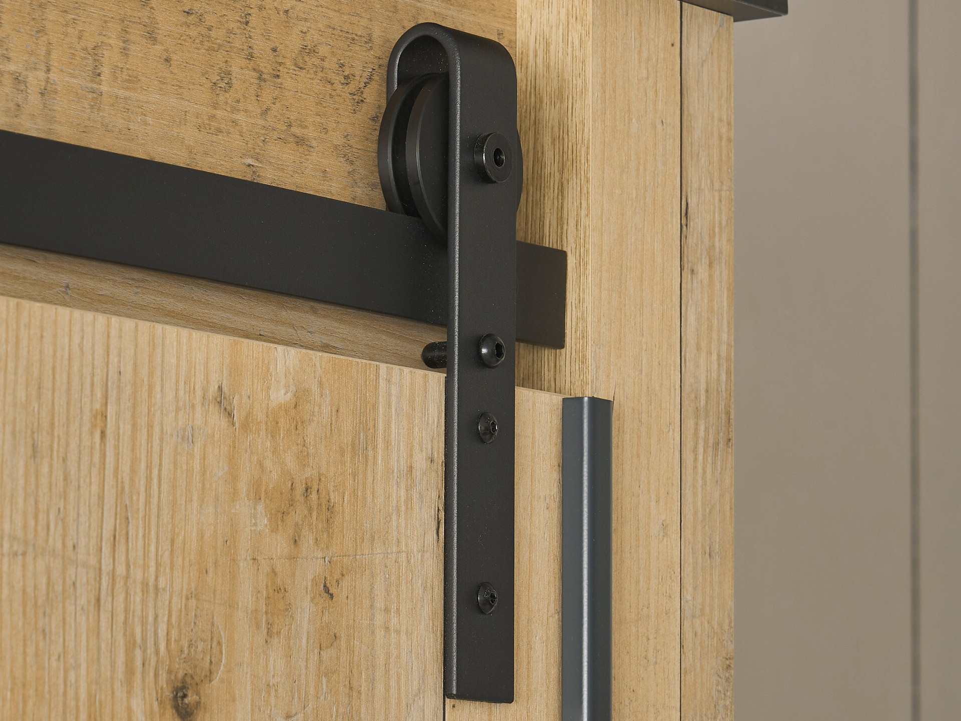 Garderobeskab Cirtale 107 (Antracit + Modnet træ)