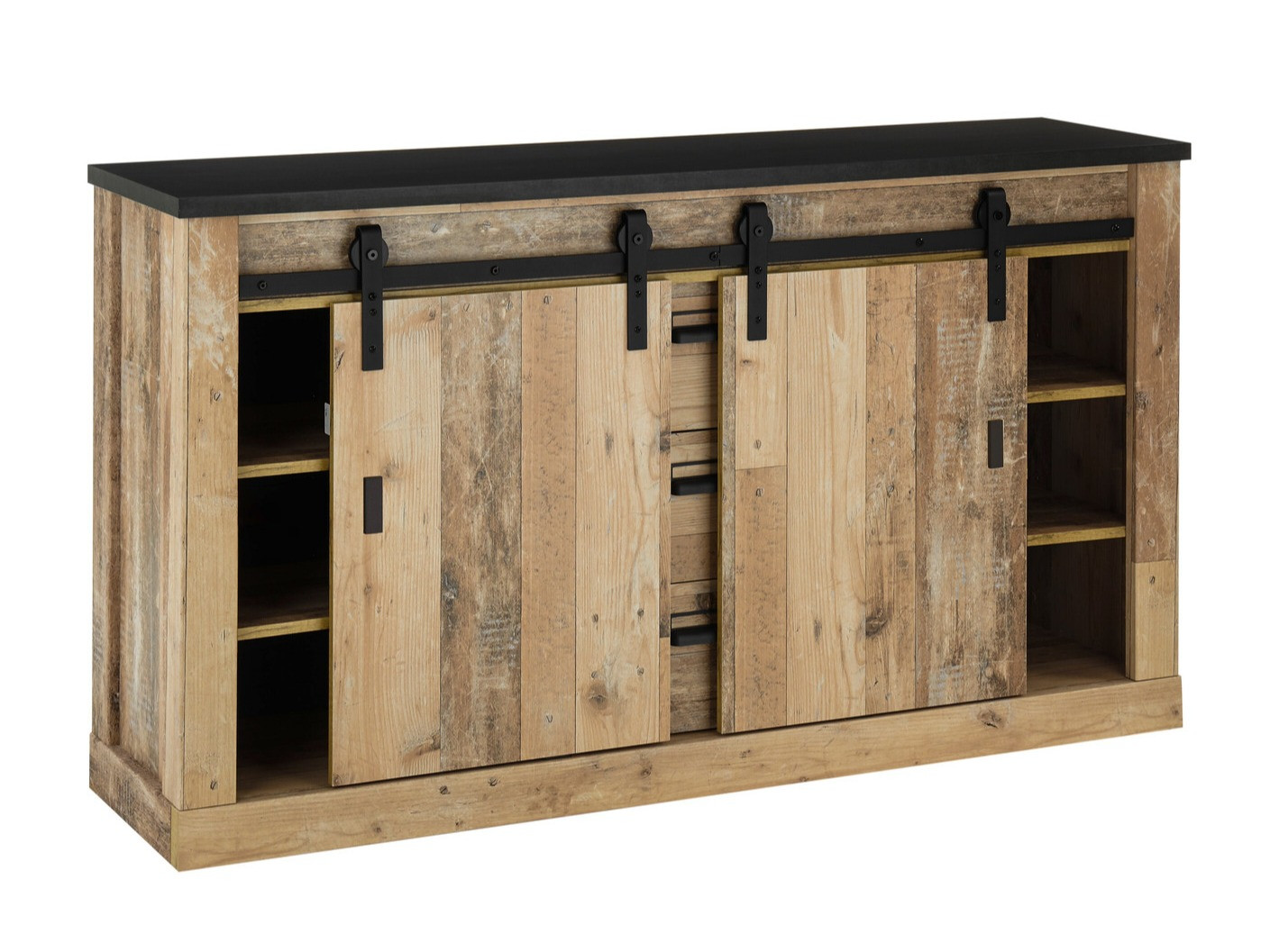 Kommode Cirtale 116 (Antracit + Modnet træ)