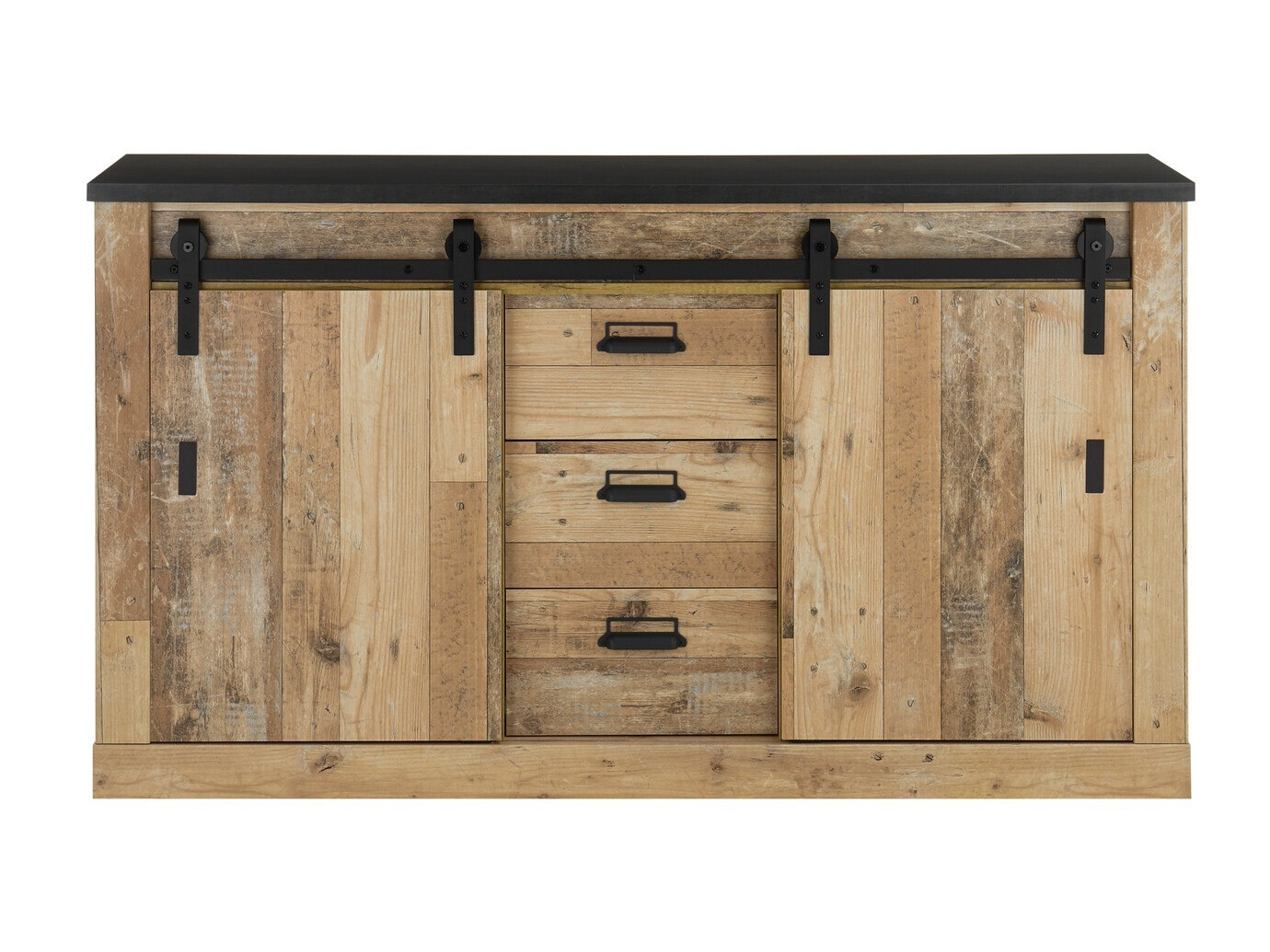 Kommode Cirtale 116 (Antracit + Modnet træ)