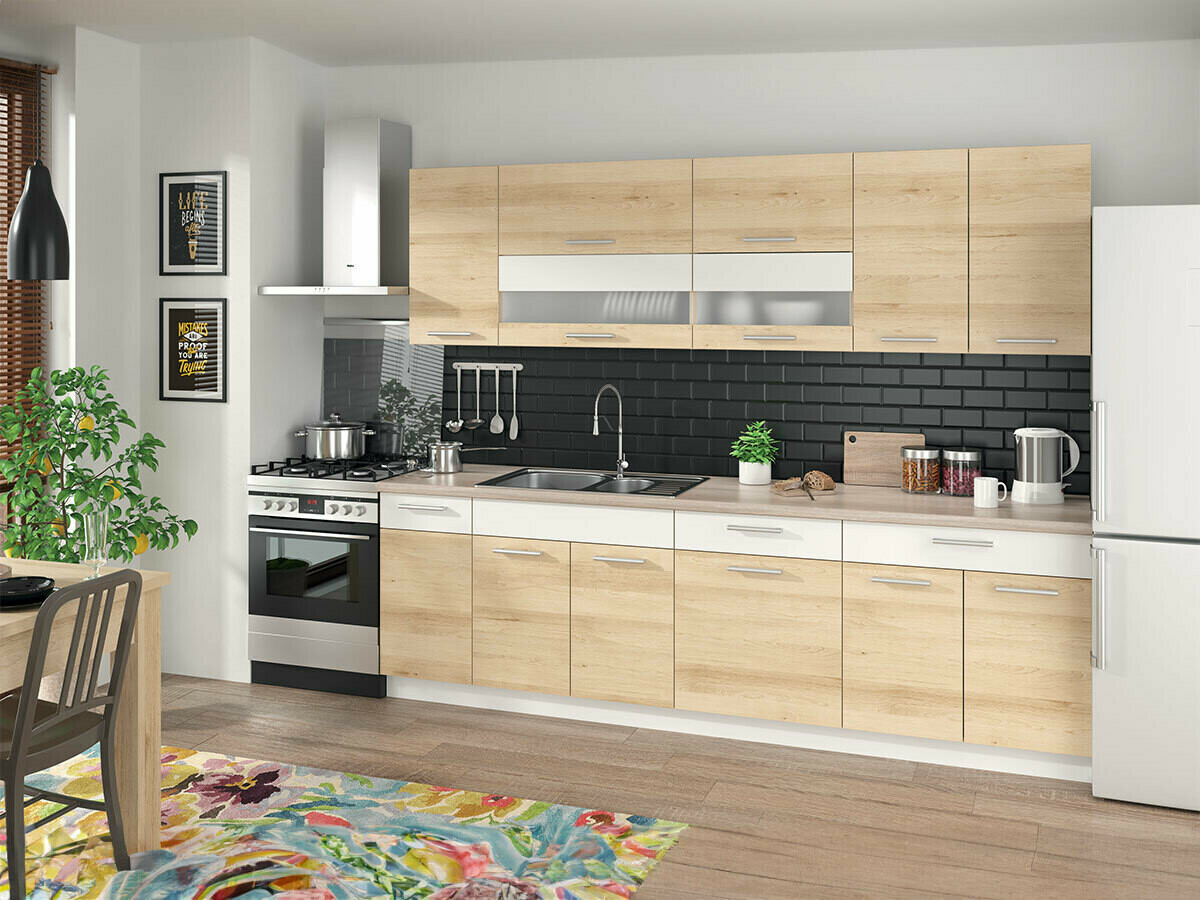 Modulvægskab Mode Beech 107