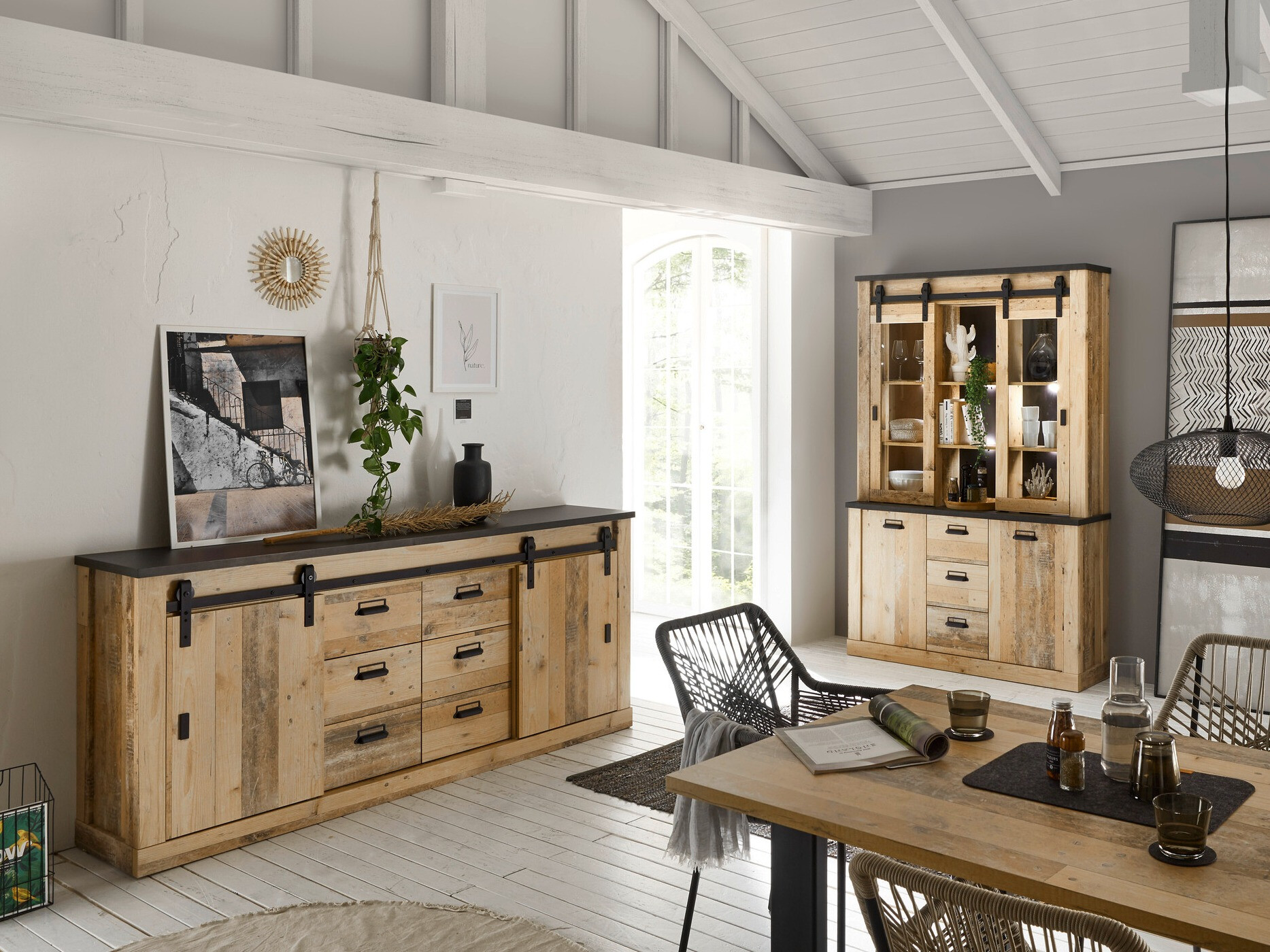 Reol Cirtale 110 (Modnet træ + Antracit)