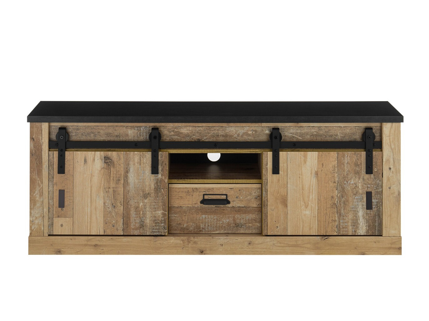 TV-bord Cirtale 112 (Antracit + Modnet træ)