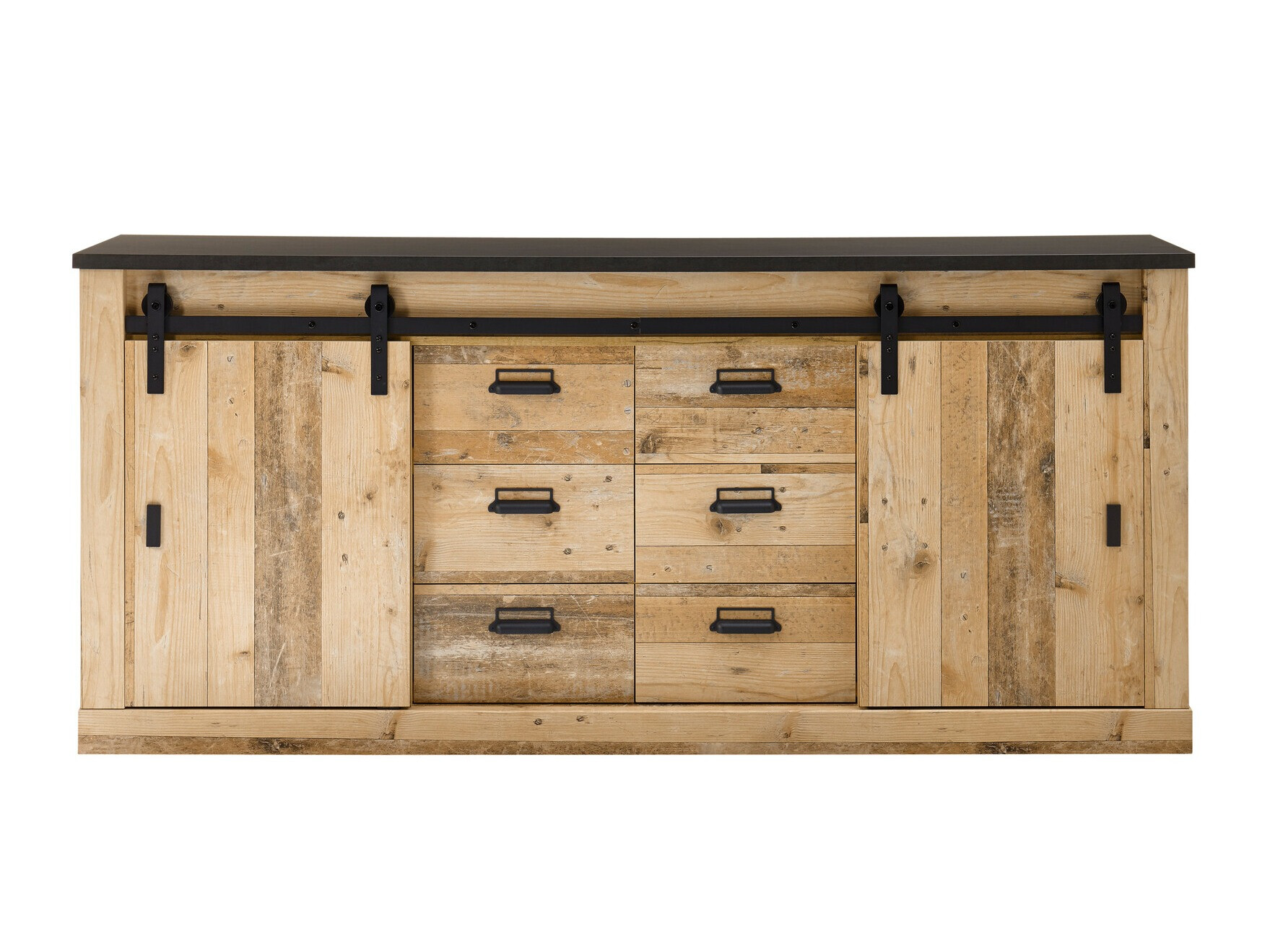 Kommode Cirtale 118 (Antracit + Modnet træ)