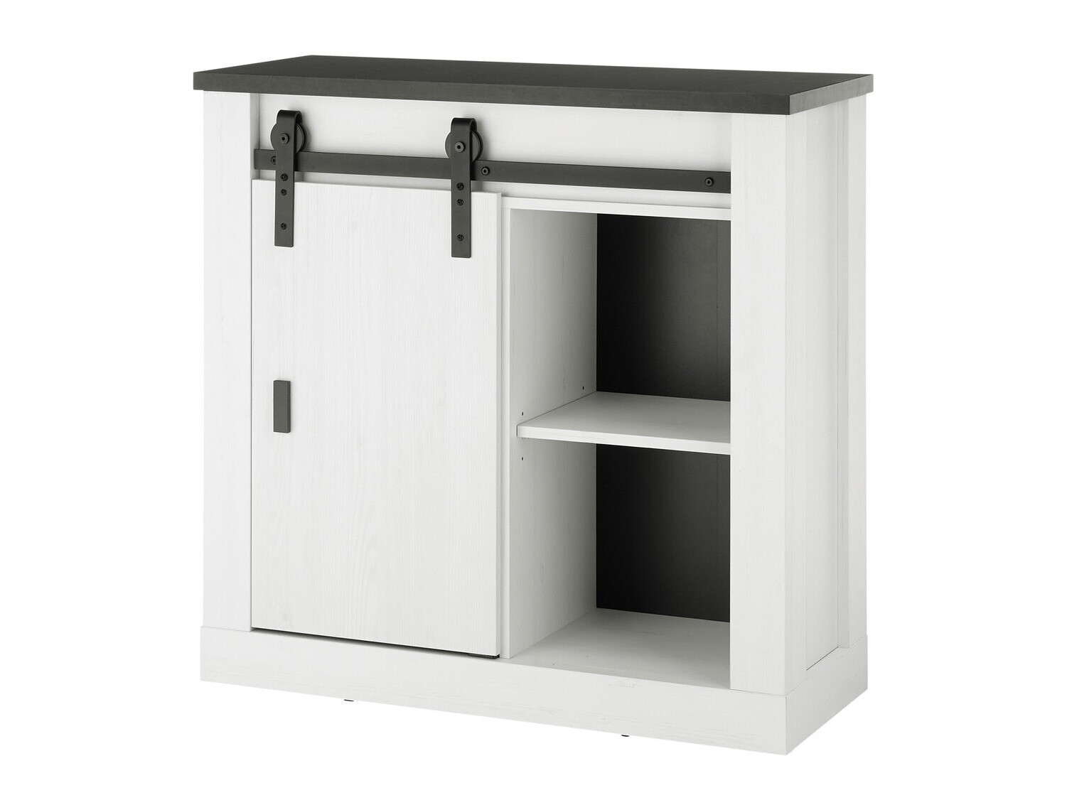 Skænk Cirtale 119 (Bleget fyrretræ + Antracit)