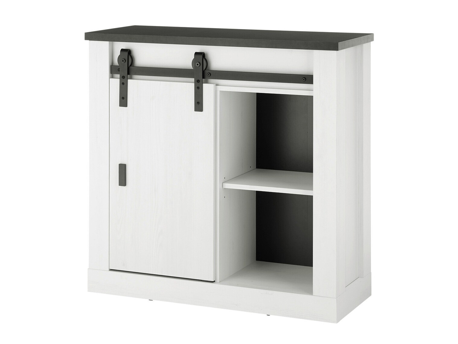 Skænk Cirtale 119 (Bleget fyrretræ + Antracit)