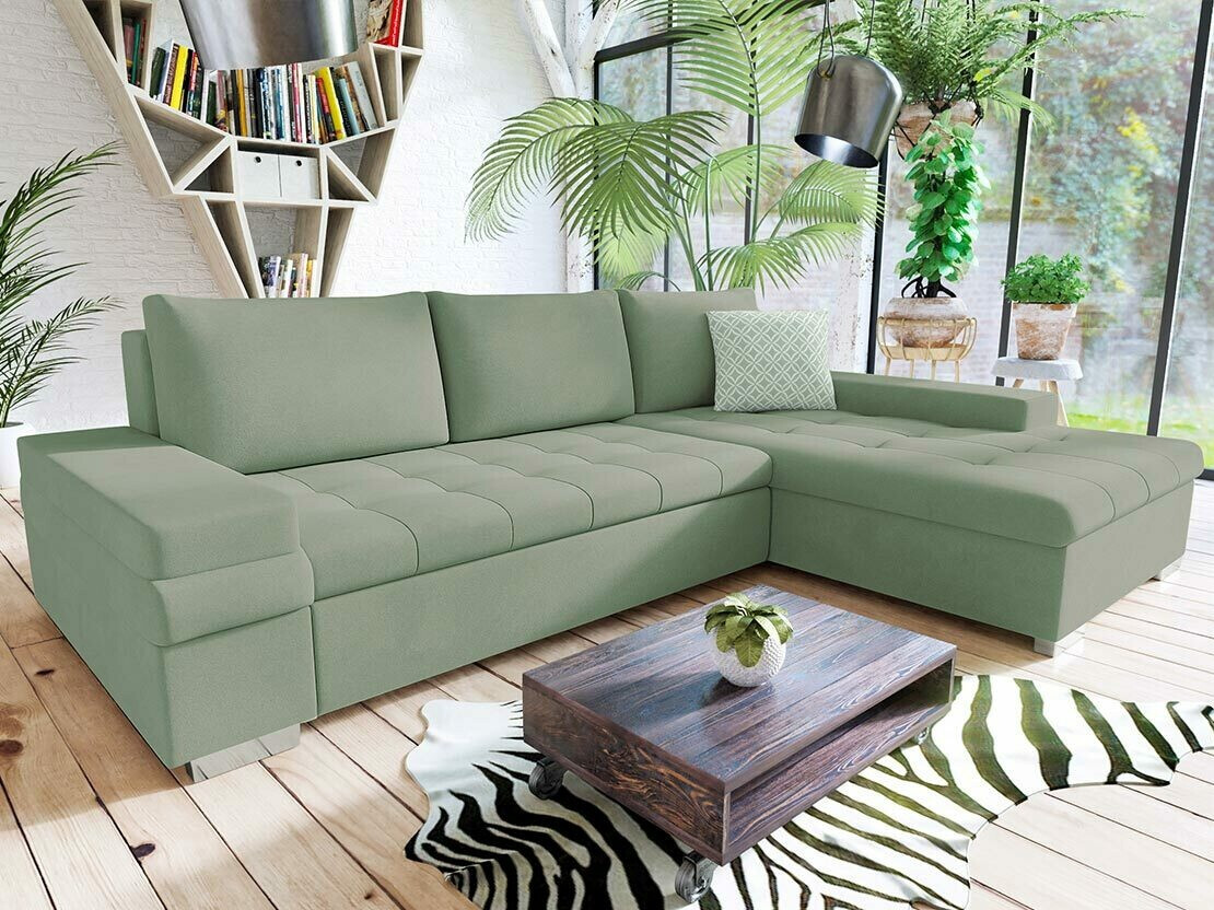 Hjørnesofa Comfivo Olivetum I (Uttario Velvet 2954 + Evo 29)
