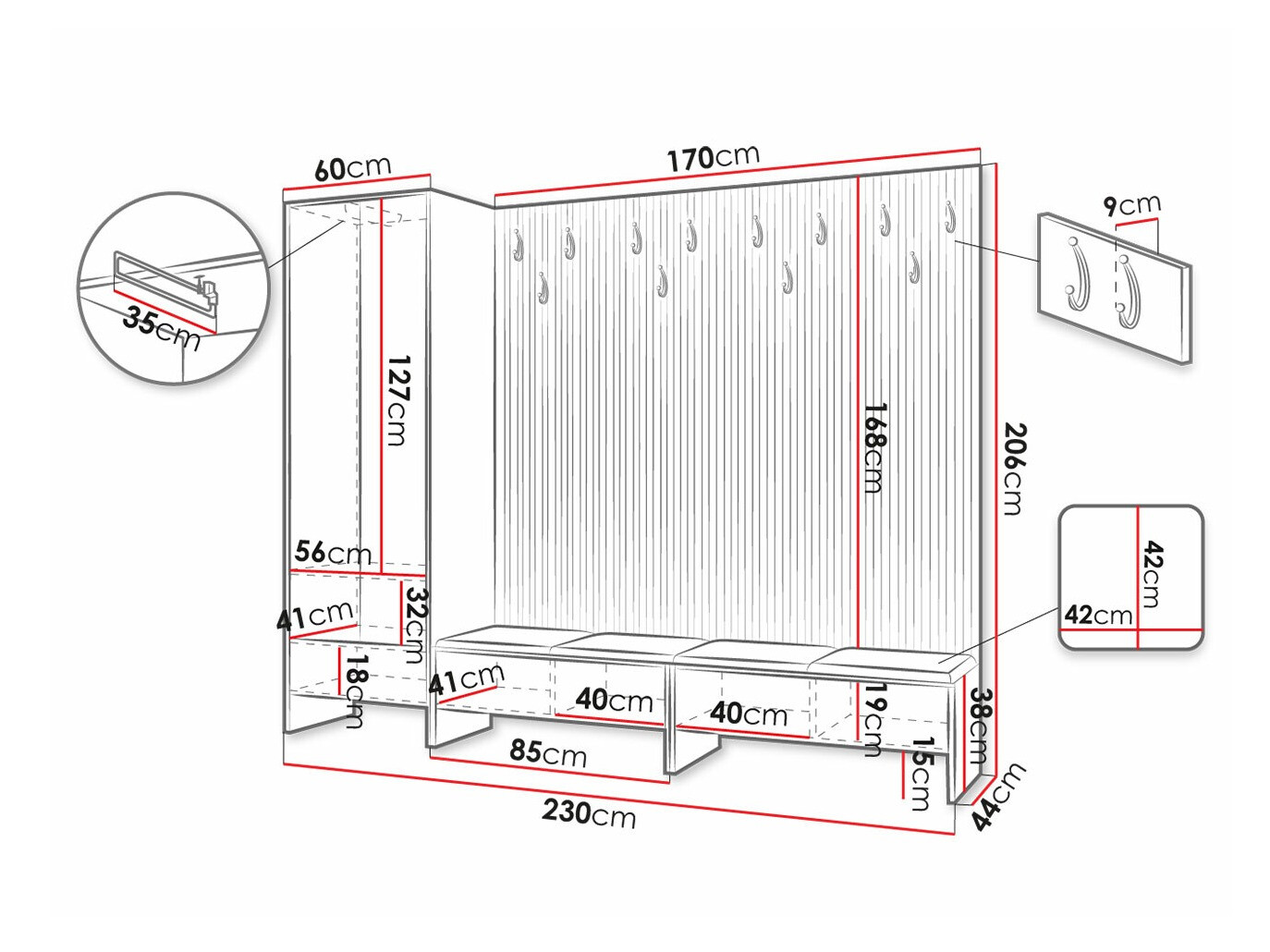 Entrésæt Donio VI (Artisan eg + Manila 02)