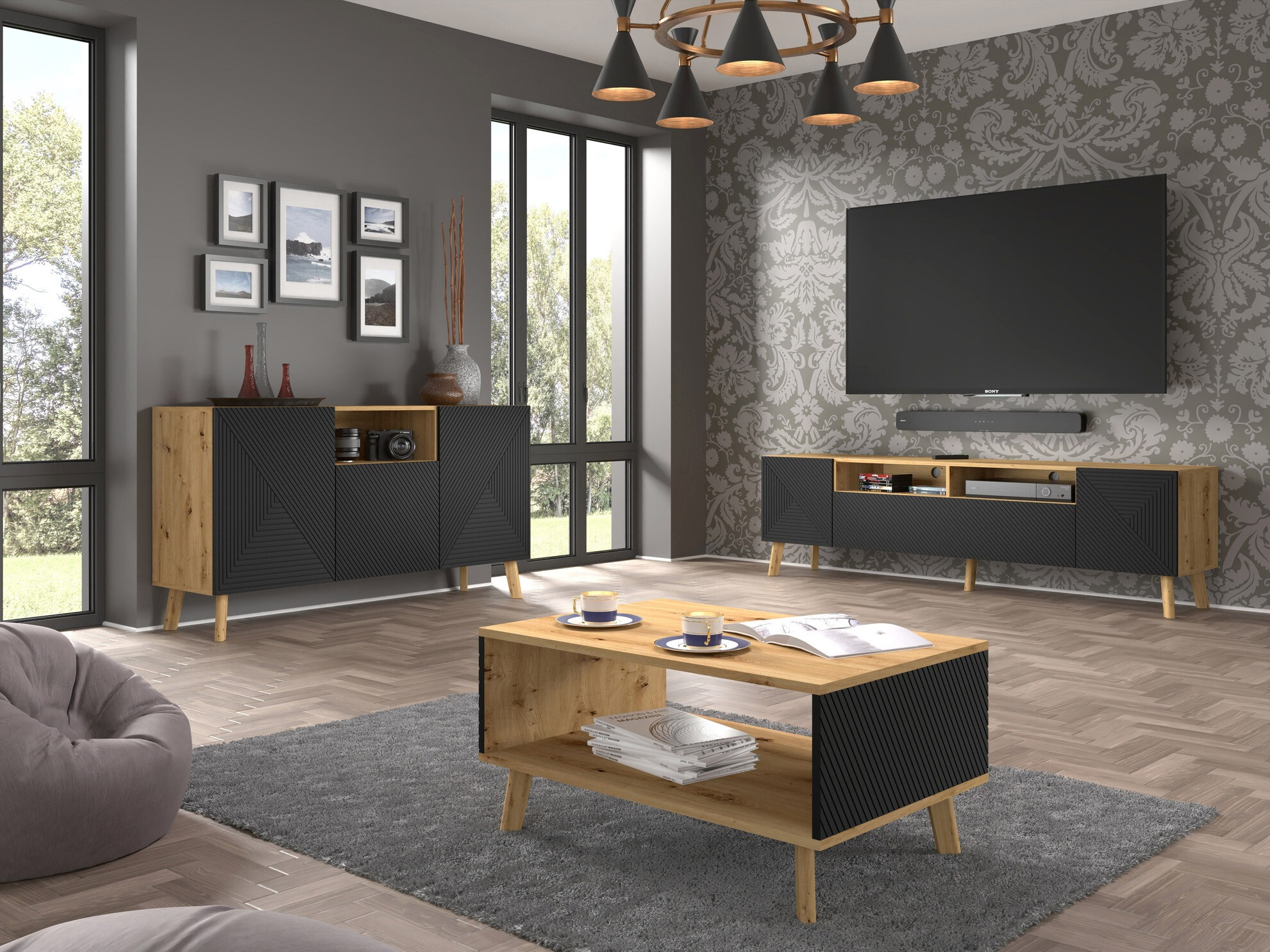 Stuemøbelsæt Marveru 105