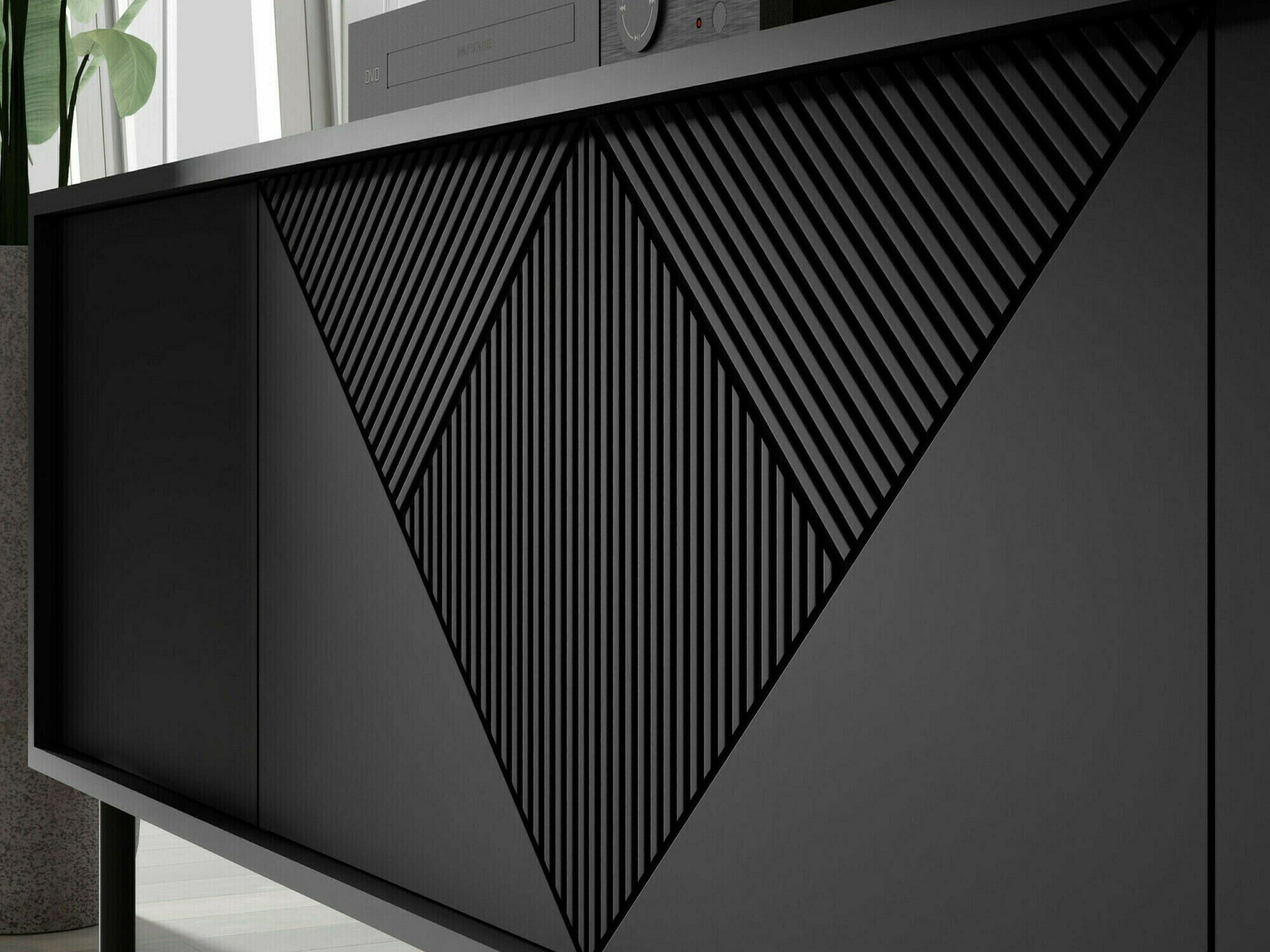 Stuemøbelsæt Teopha 104 (Sort)