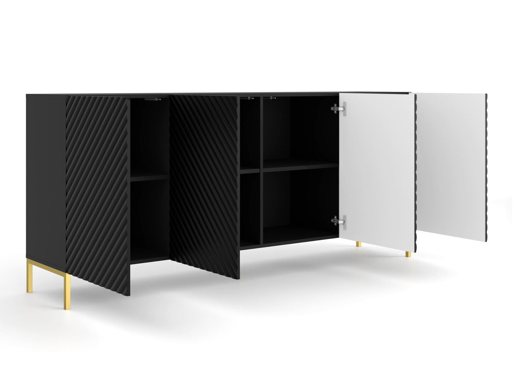 Stuemøblersæt Fivremu 107 (Sort)