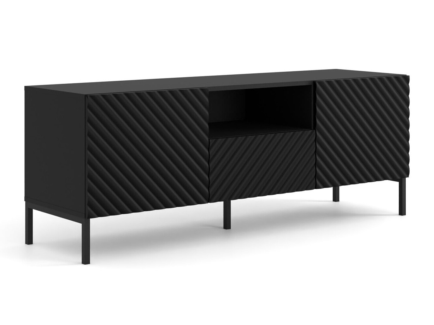 TV-bord Fivremu 102 (Sort)