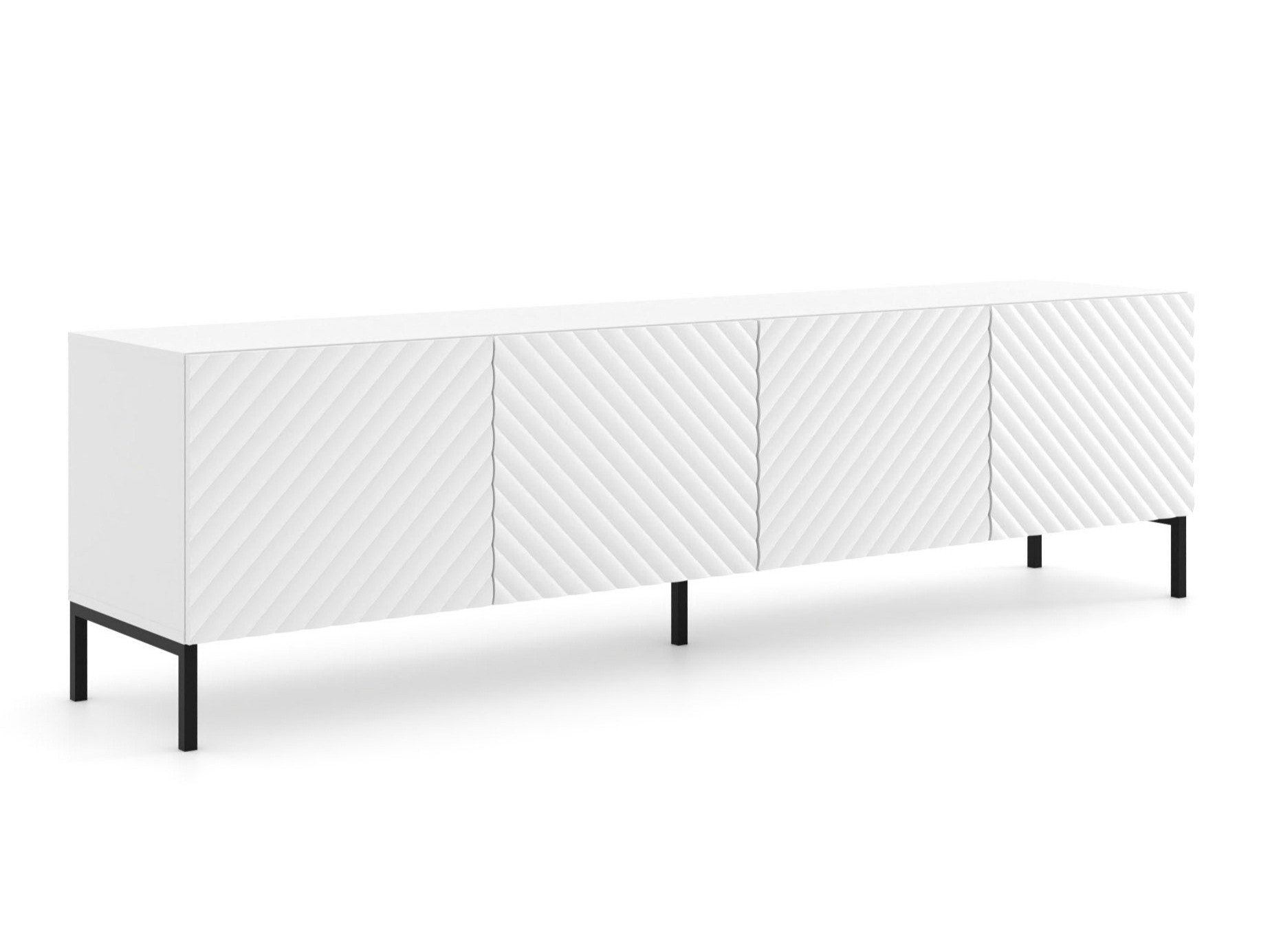 TV-bord Fivremu 104 (Hvid)