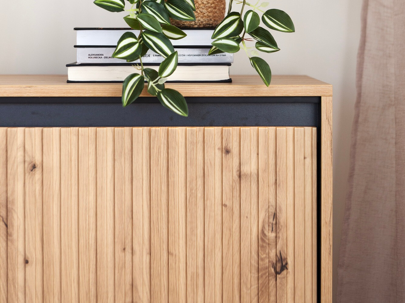 Kommode Fernolu 100 (Artisan eg + Sort)