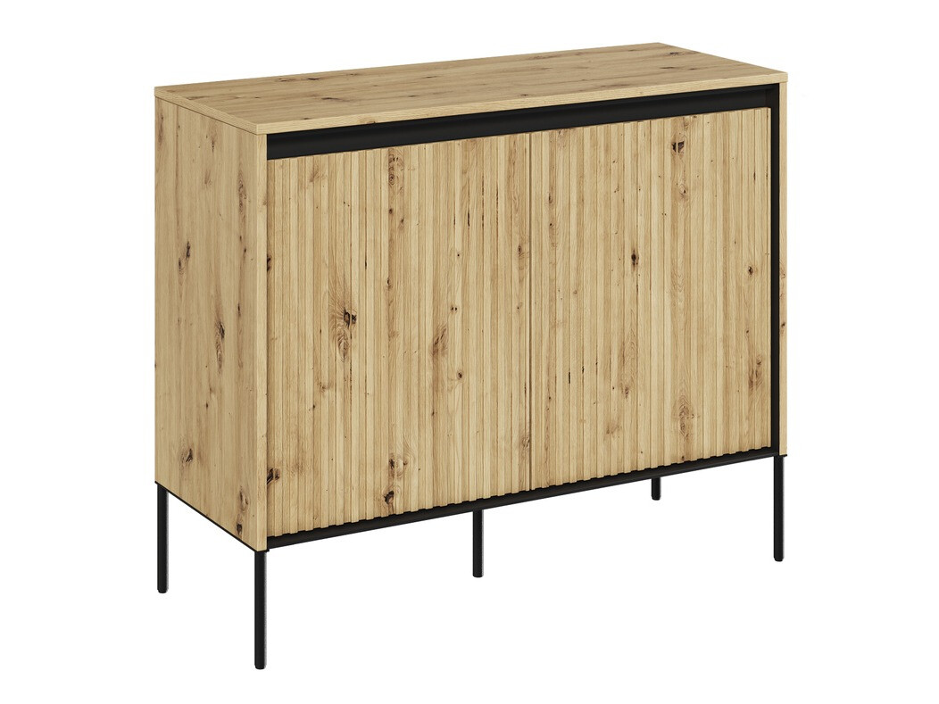 Skænk Fernolu 101 (Artisan eg + Sort)