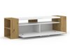 TV-bord Buffalo 150 (Artisan eg + Glansfuld hvid)