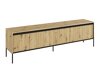 TV-bord Fernolu 105 (Artisan eg + Sort)