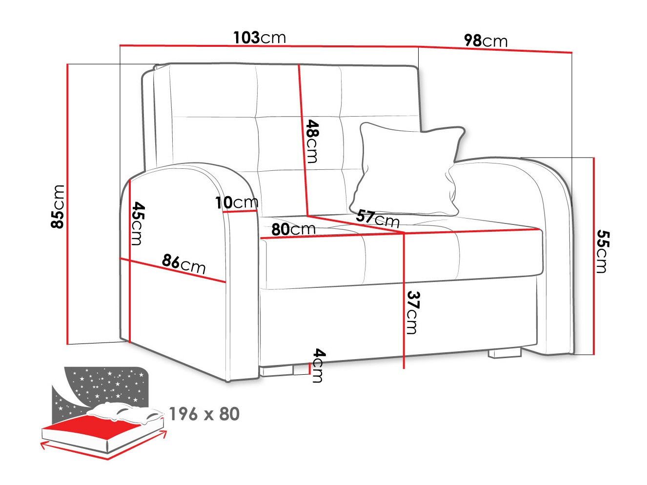 Lænestol Silona I (Aragon 03)
