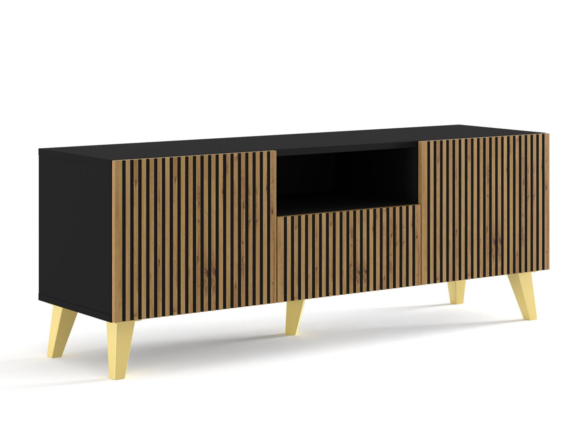 TV-bord Buffalo 156 (Sort + Artisan eg)