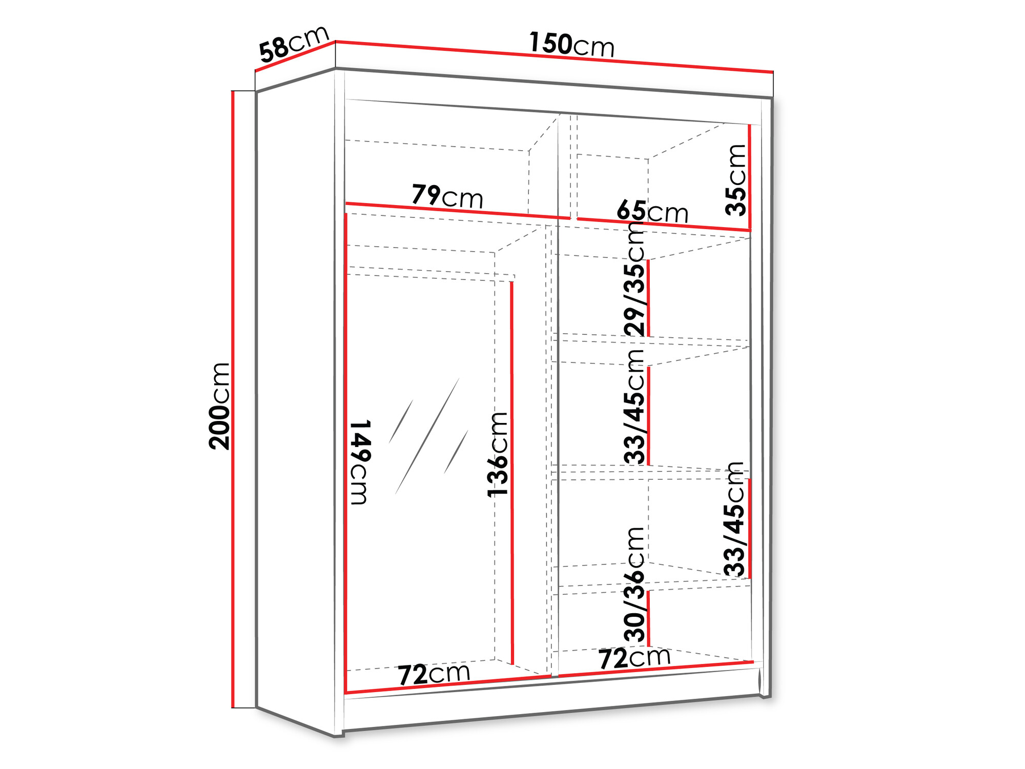Garderobeskab Closico Capsa III (Kashmir)